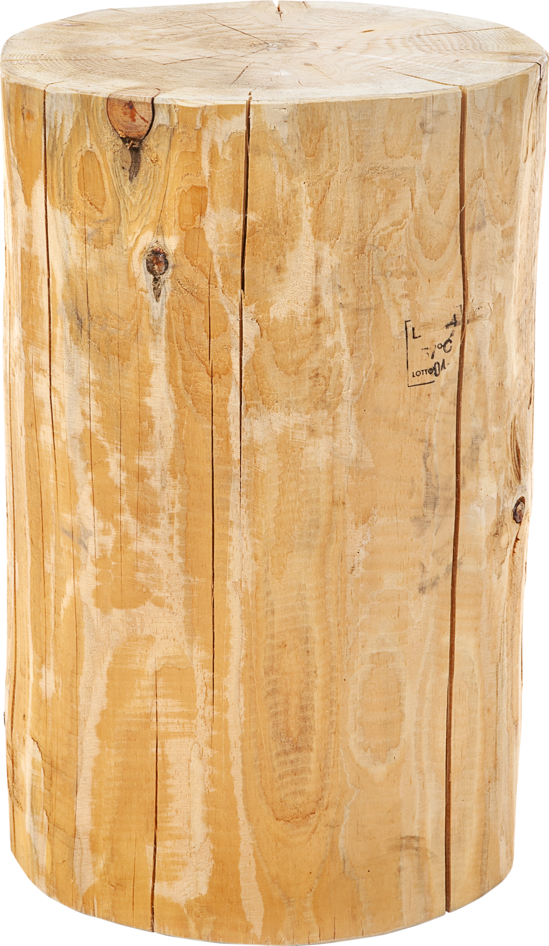 Tronco cilindrico in abete grezzo 450 mm Ø 300/400 mm - 21