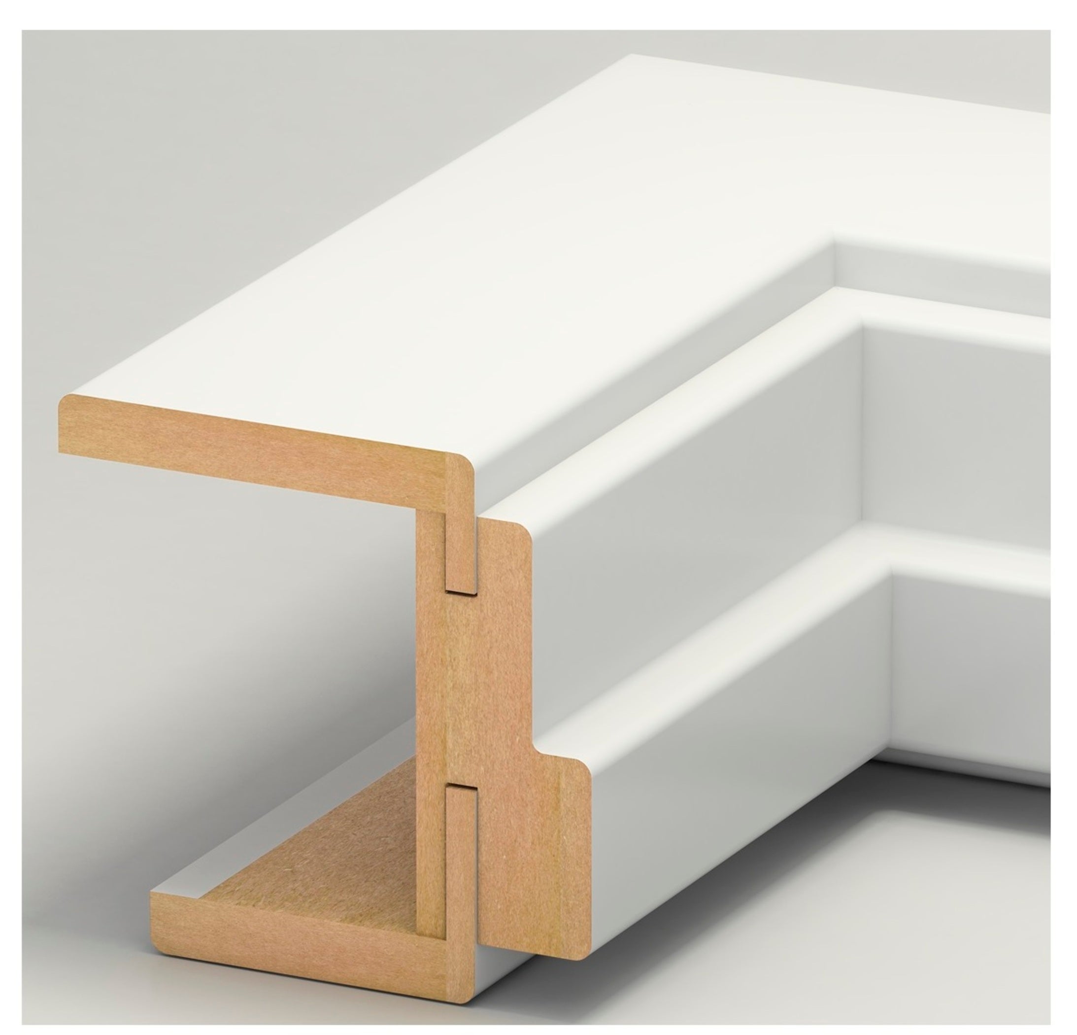 Guarnições para portas interiores ENCAIXE 90X10CM (KIT 5 UN) - 2