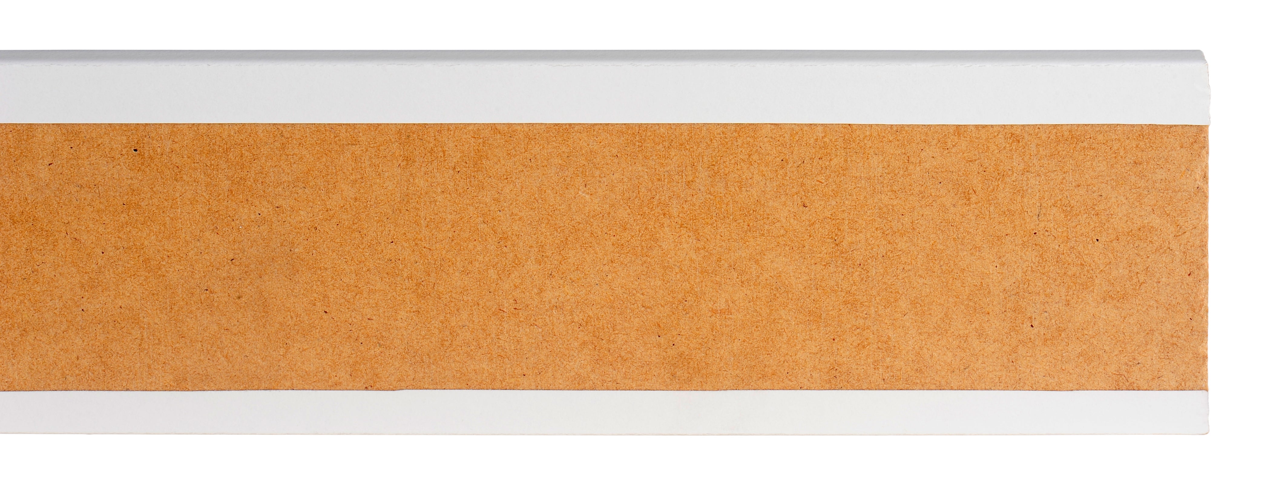 Kit de 5 tapetas de mdf Mallorca blanco 70x10 mm - 2