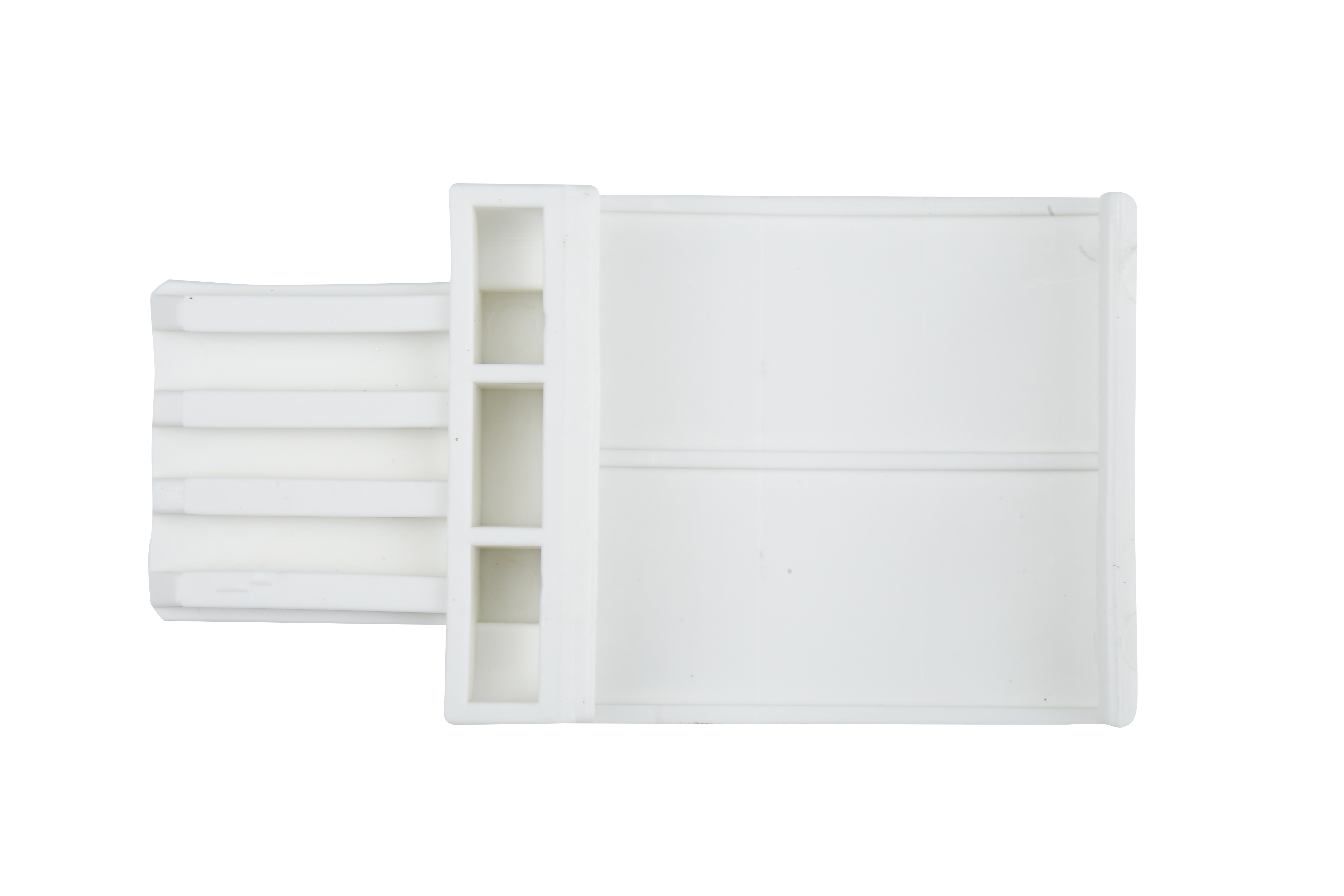 2 escuadras union perfil central mosquitera corredera blanco - 2