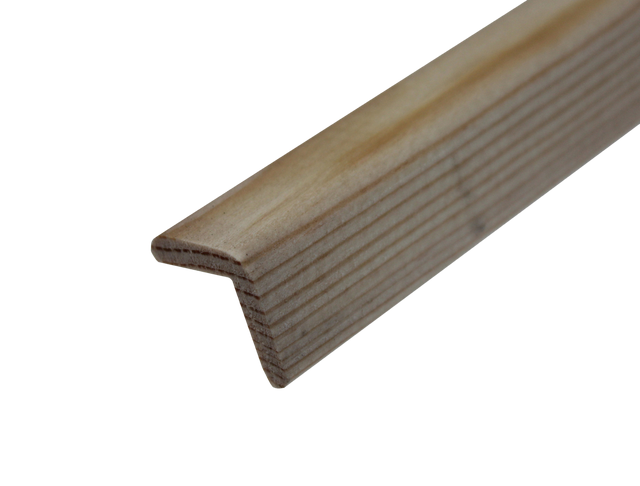 Guardavivo de Pino 19x19 mm x 2,40 m (ancho x grueso x largo)
