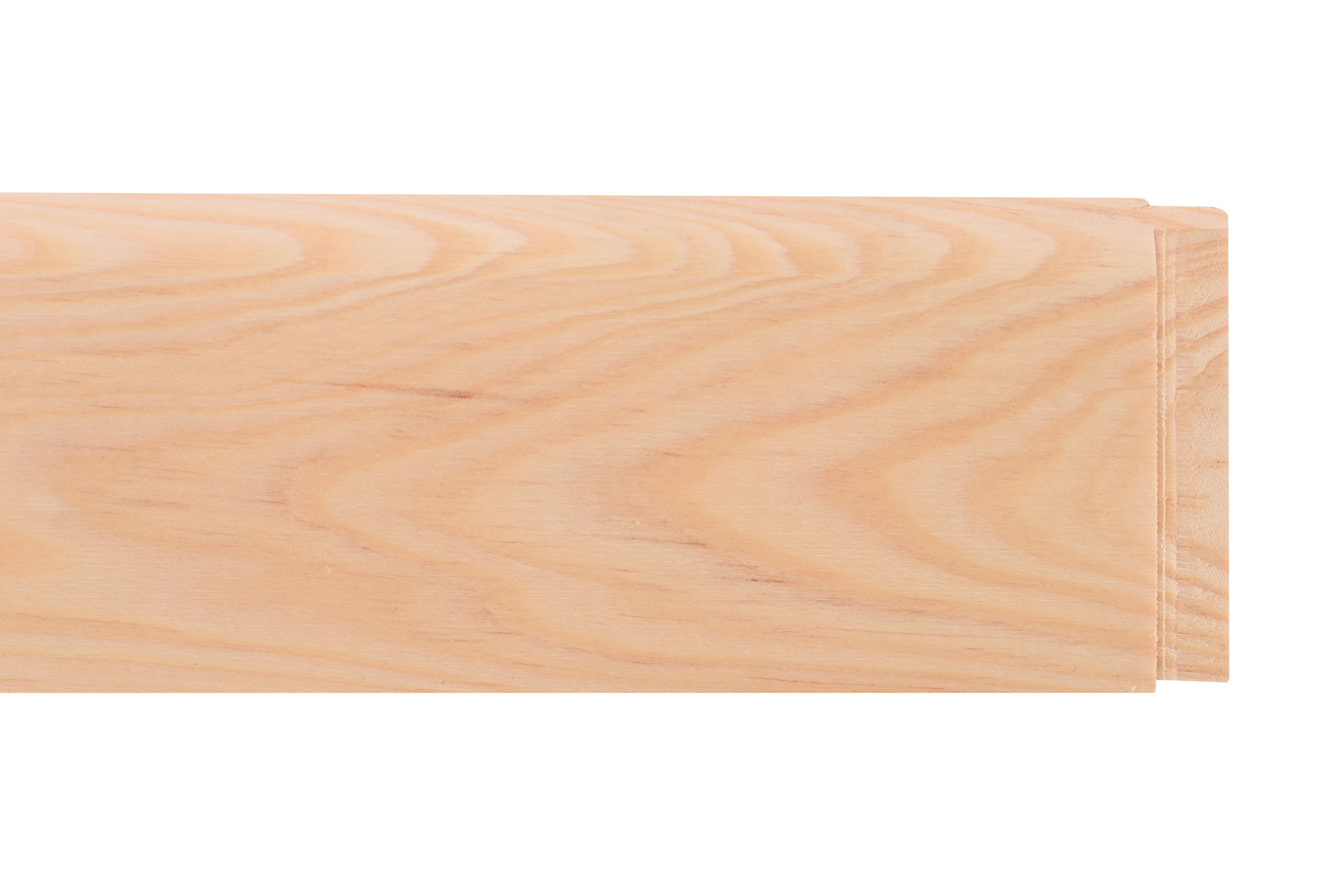 Rodapié liso de pino marítimo de 2 m de longitud - 3