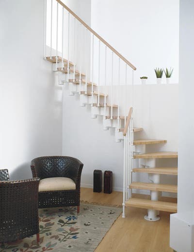 Barandillas de mano para escaleras, barandillas de madera para interiores,  lofts, escalones interiores, kit de barandillas antideslizantes para