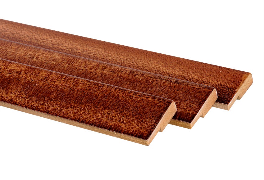 Kit de 3 molduras de recrecido mdf sapelly 30 x 10 x 2200 mm