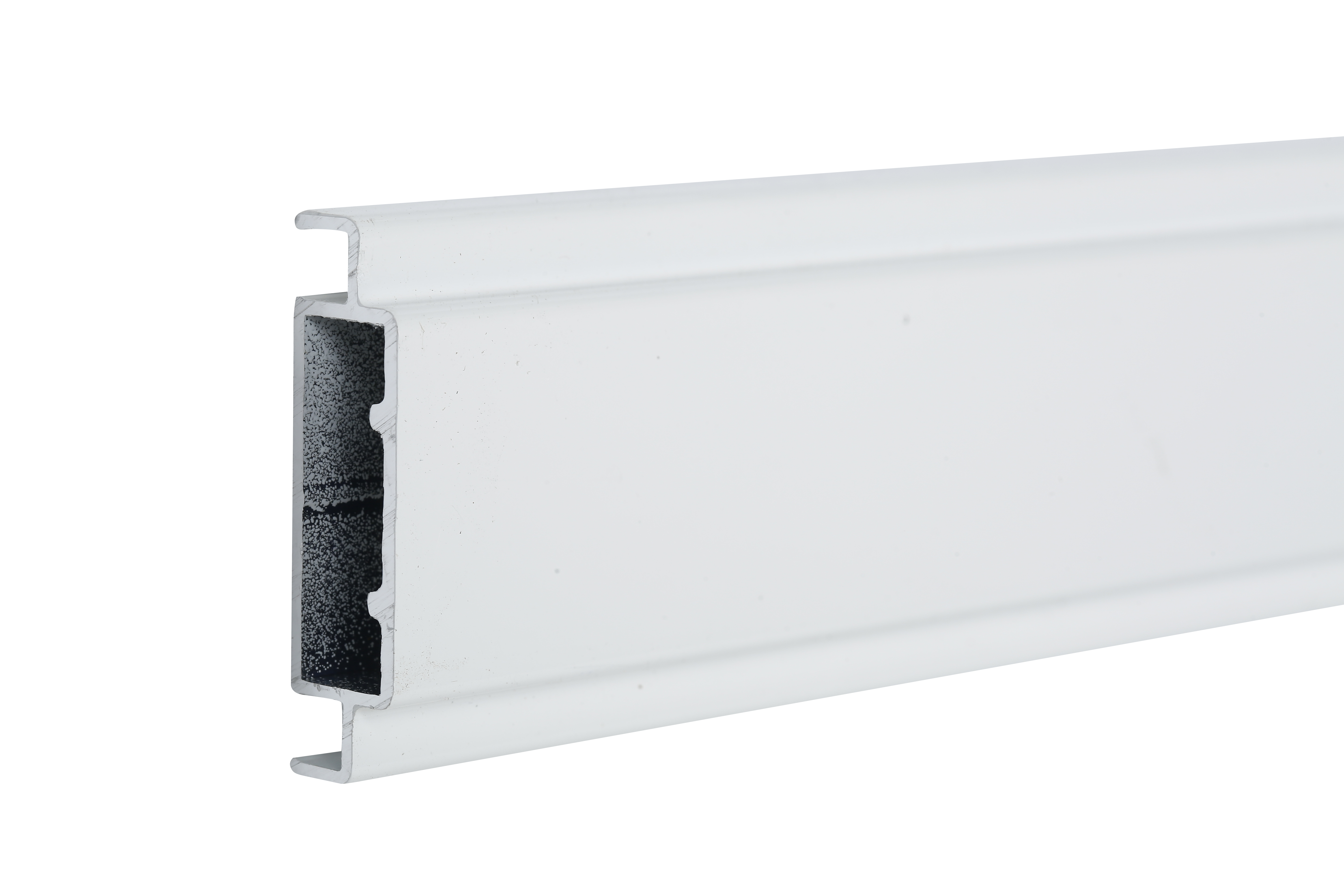 Perfil central mosquitera corredera 1,4m blanco - 2