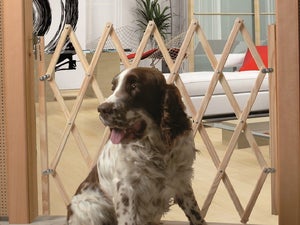 Puertas para perros para la casa, malla Puertas para bebés para escaleras  Puertas sin perforación Puerta para mascotas Puerta para cachorros Ortable  cerca de seguridad