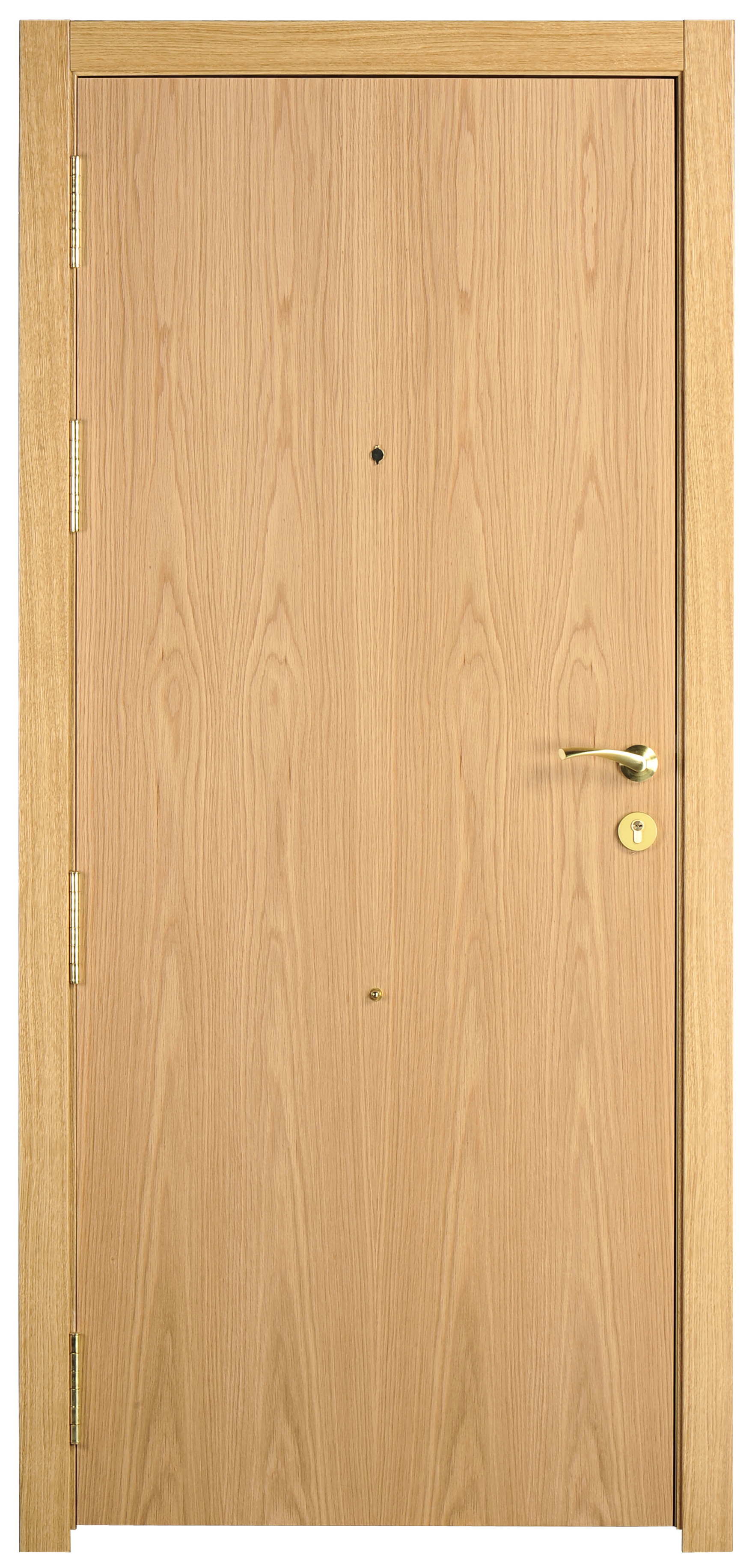 Puerta de entrada blindada serie 3P provenzal roble / interior liso  roble apertura izquierda 205x86cm - 2