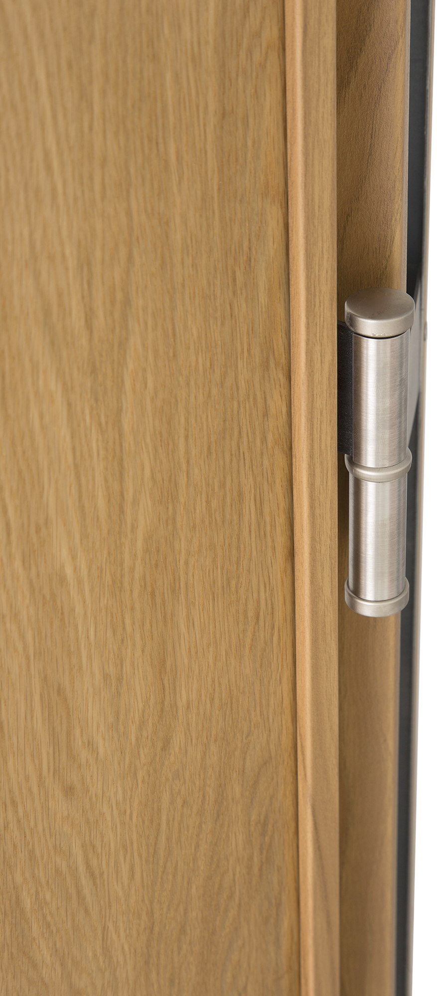 Puerta de entrada acorazada serie V fresada roble / interior liso roble apertura izquierda 206x89cm - 9