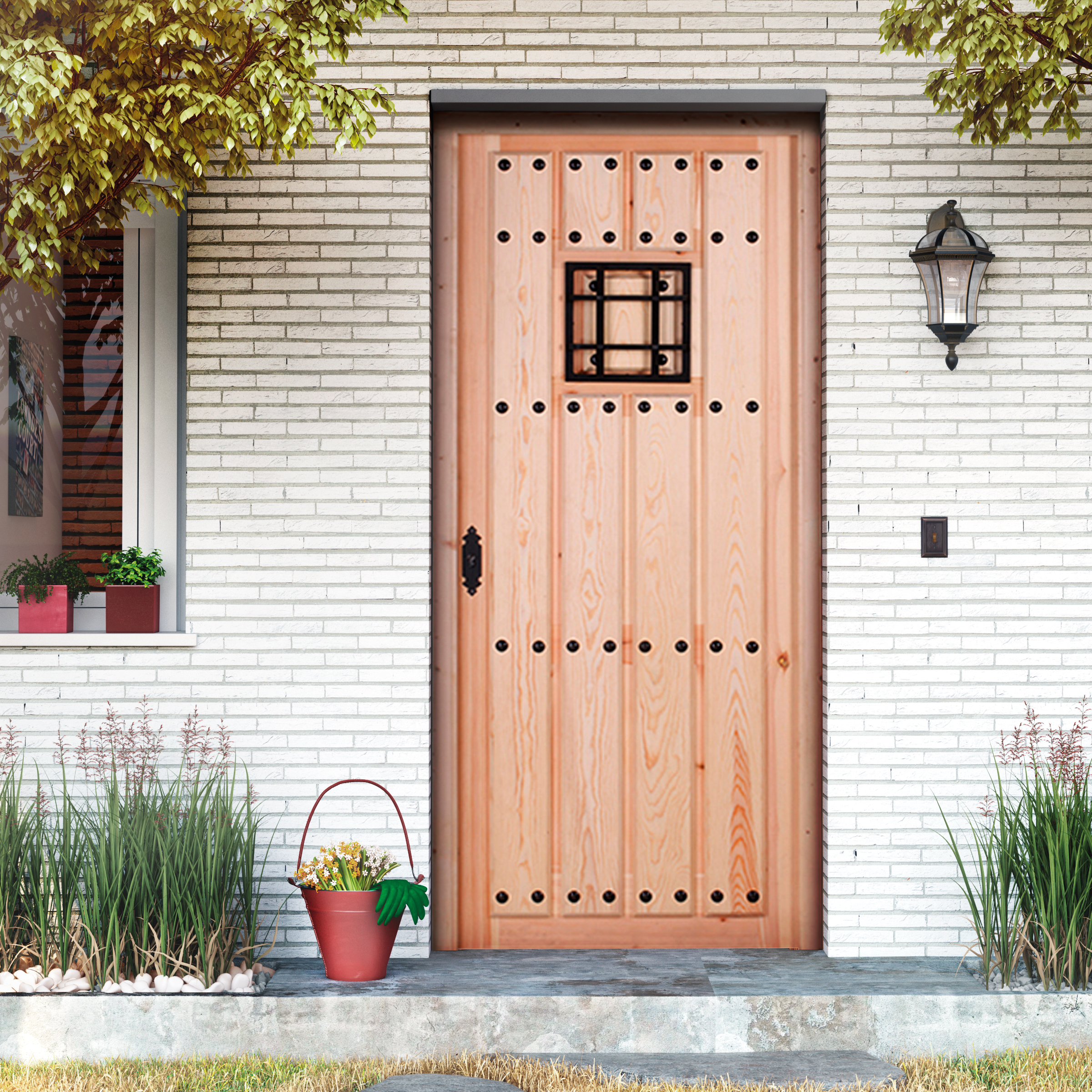 puertas de entrada rústicas