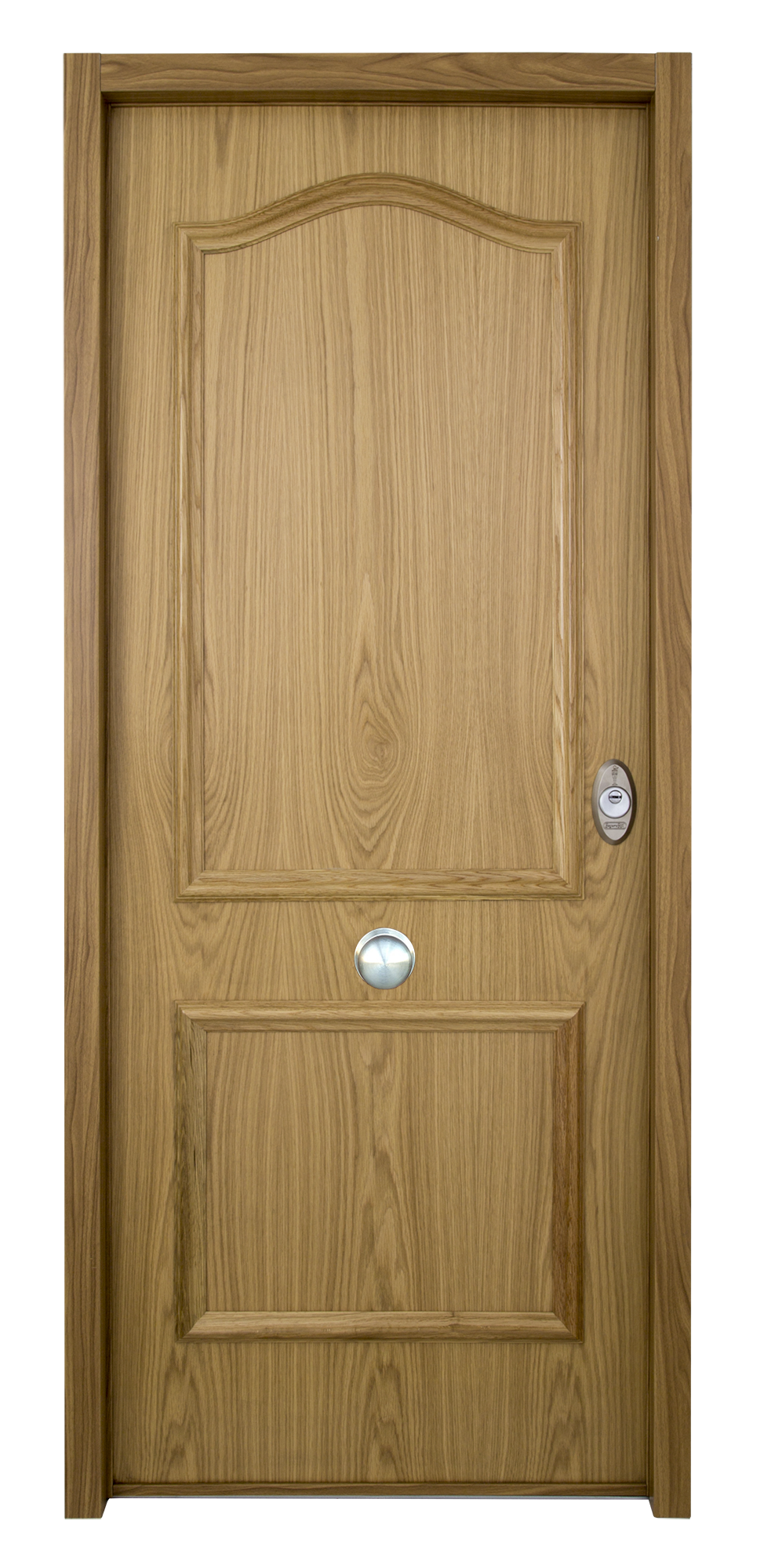 Puerta de entrada acorazada serie V provenzal roble / interior liso roble apertura izquierda 206x89cm - 15