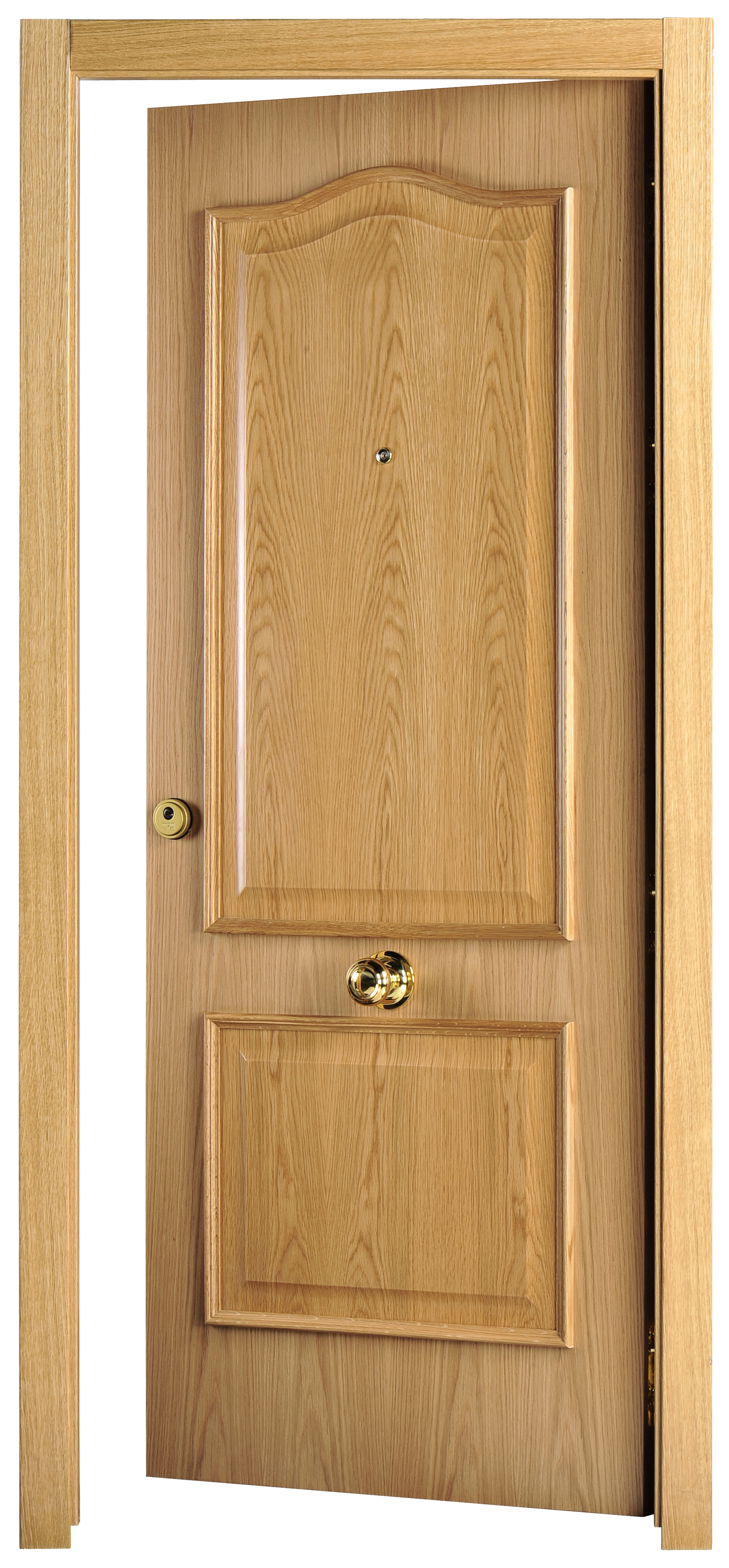 Puerta de entrada blindada serie 3P provenzal roble / interior liso  roble apertura izquierda 205x86cm - 15