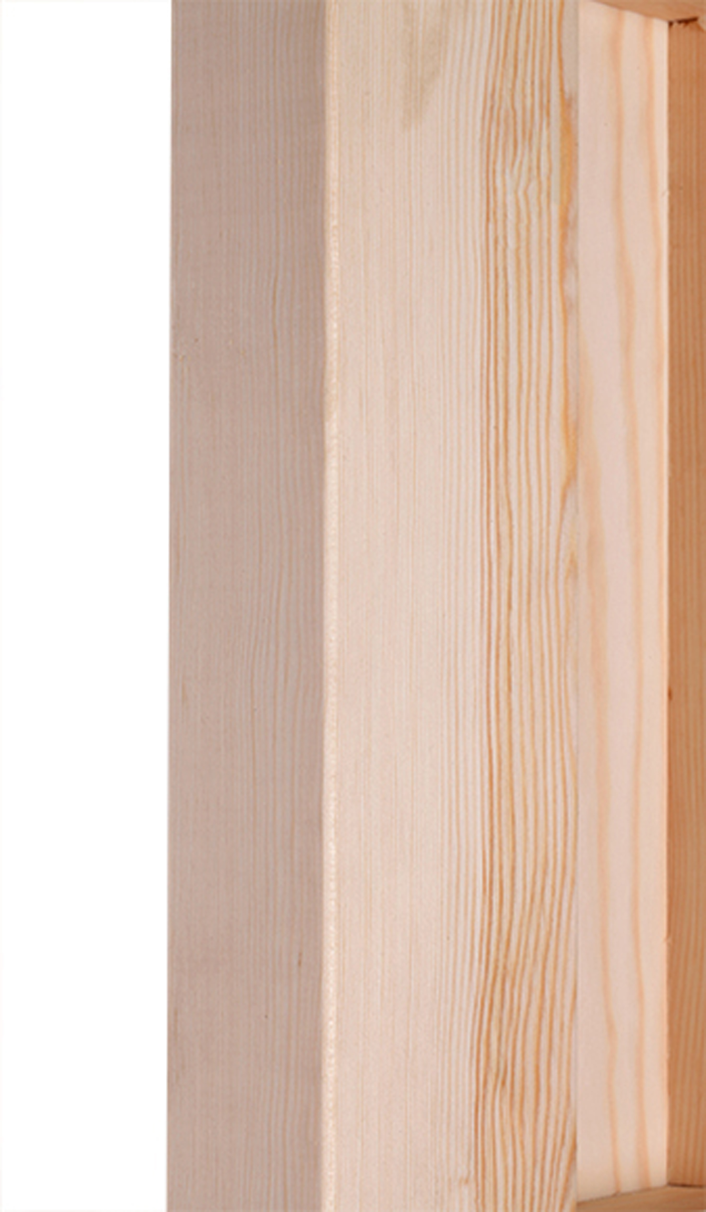 Puerta de entrada madera pino partida con reja diseño rústico color pino apertura derecha 210x95cm - 6