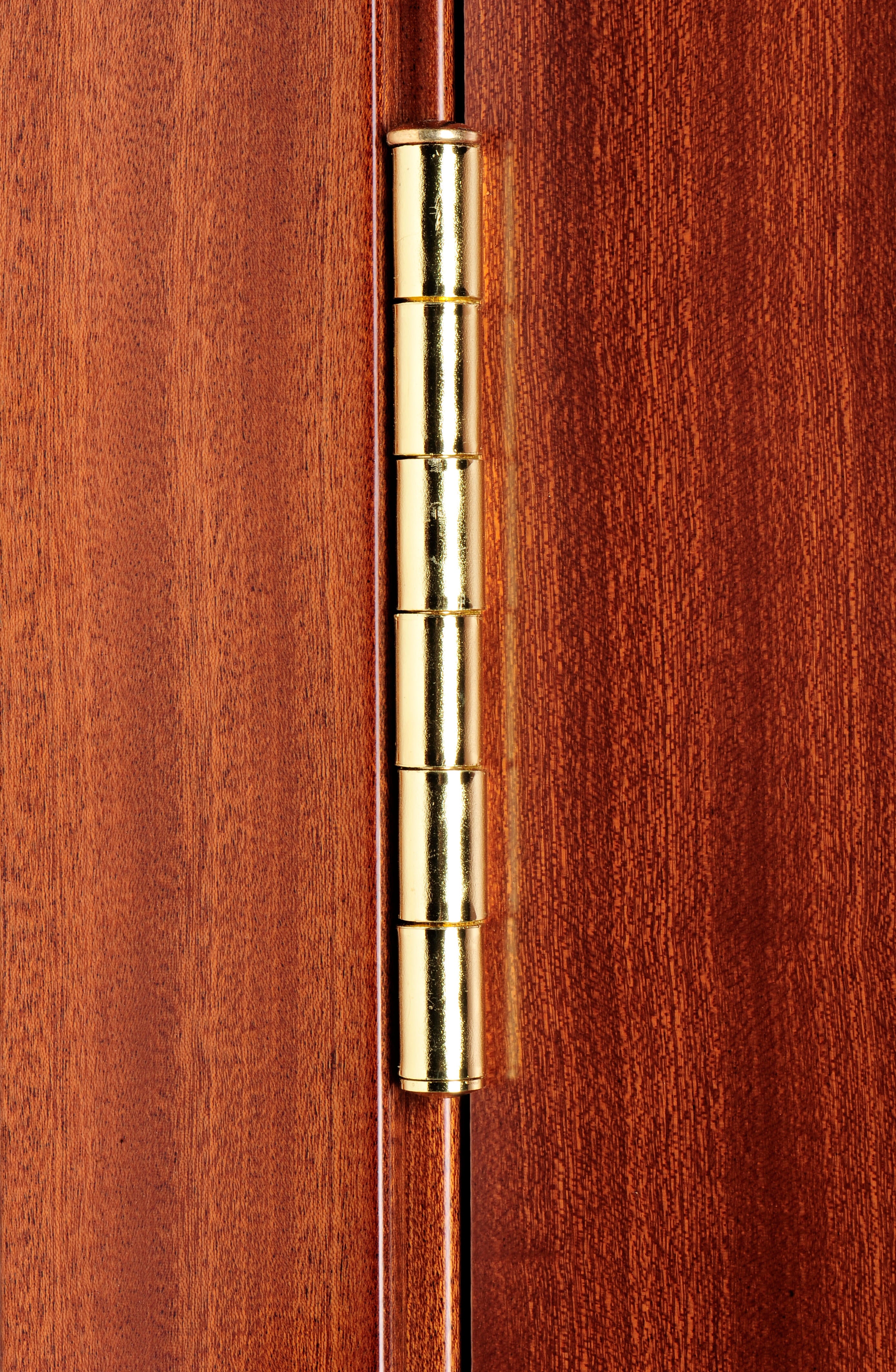 Puerta de entrada blindada serie 3P dos cuadros sapelly / interior liso  sapelly apertura izquierda 205x86cm - 11