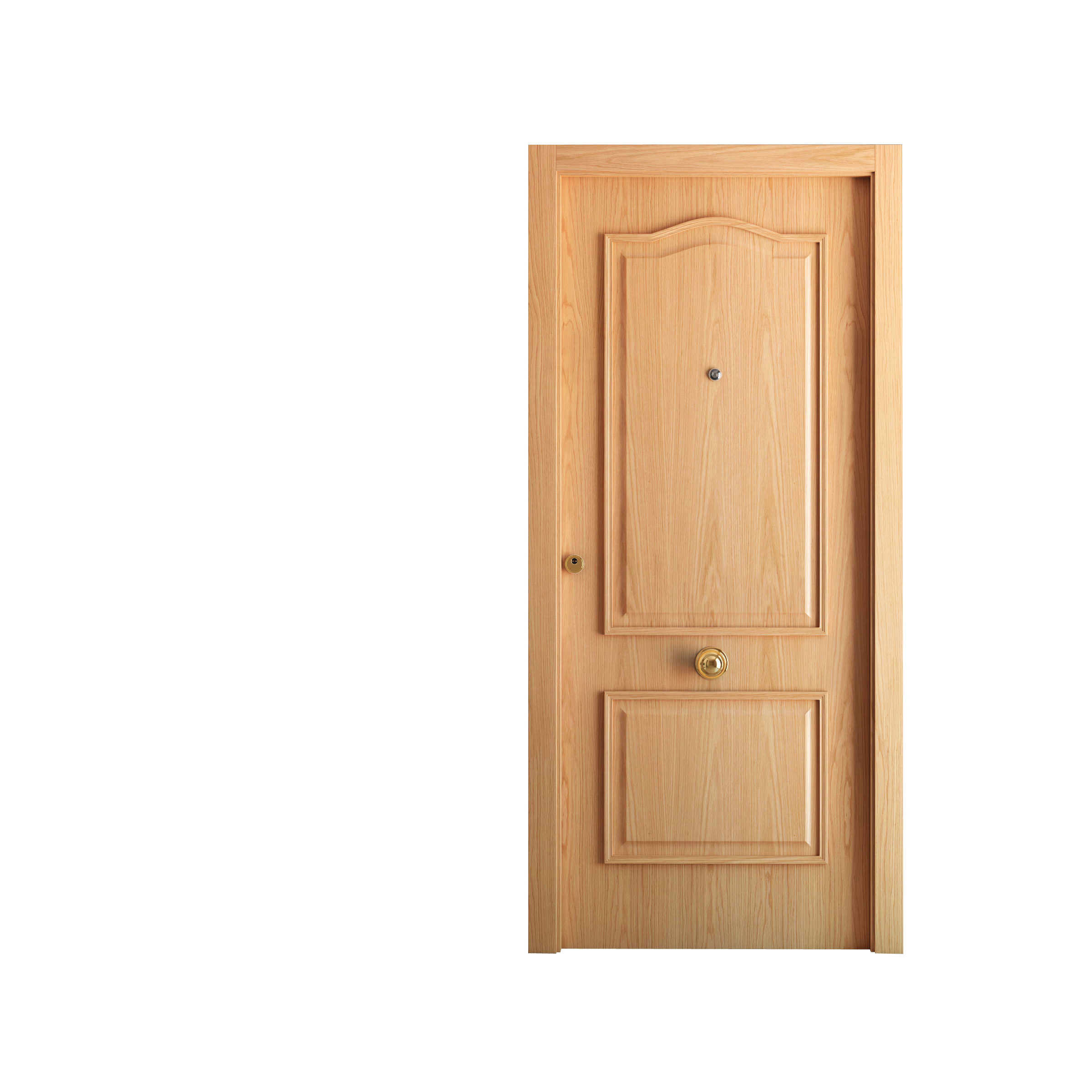 Puerta de entrada blindada serie 3P provenzal roble / interior liso  roble apertura izquierda 205x86cm - 14