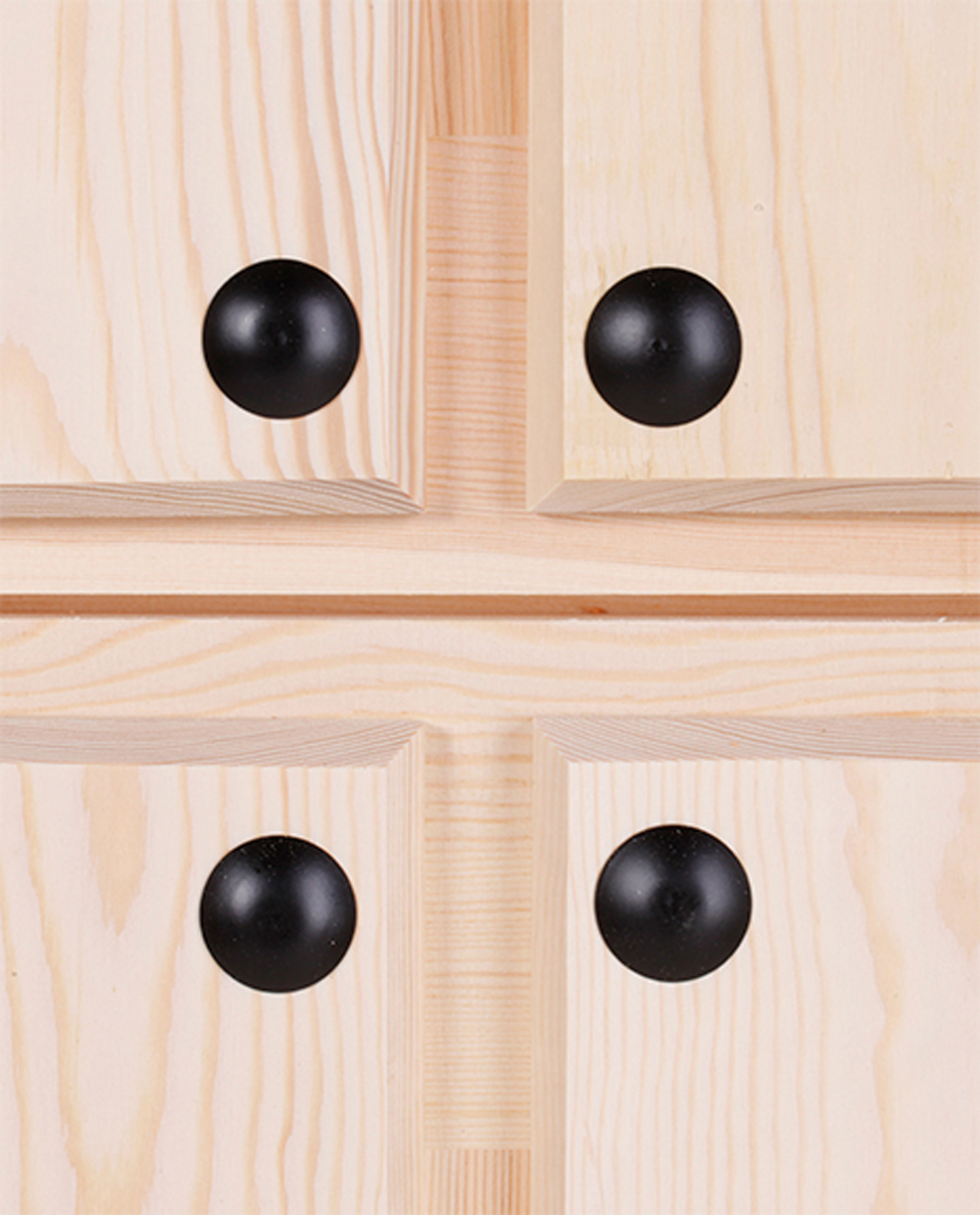 Puerta de entrada madera pino partida diseño rústico color pino apertura derecha 210x95cm - 6