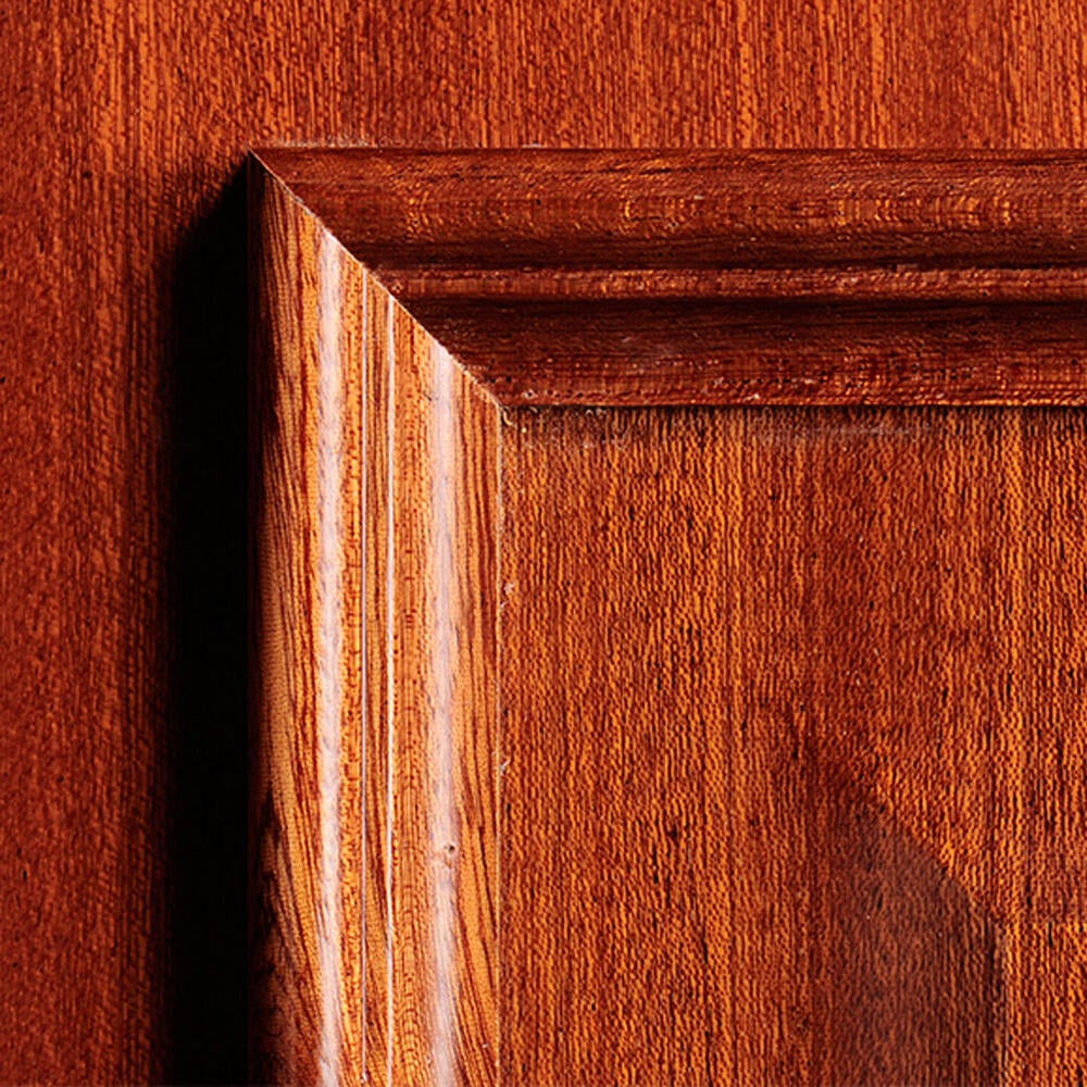 Puerta de entrada blindada serie 3P provenzal sapelly / interior liso  blanco apertura izquierda 205x86cm - 11