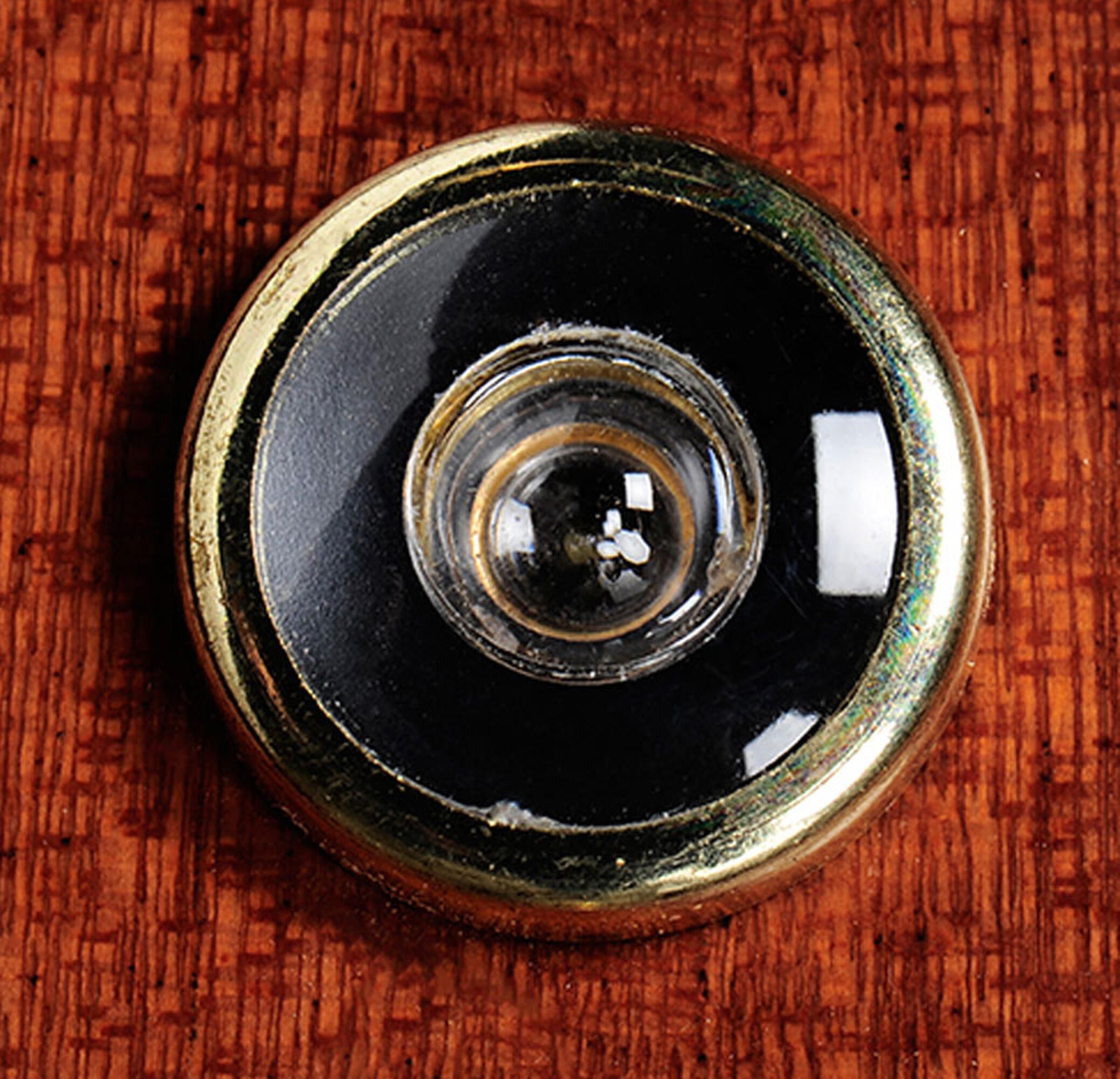 Puerta de entrada blindada serie 3P liso sapelly / interior liso  blanco apertura derecha 205x86cm - 8