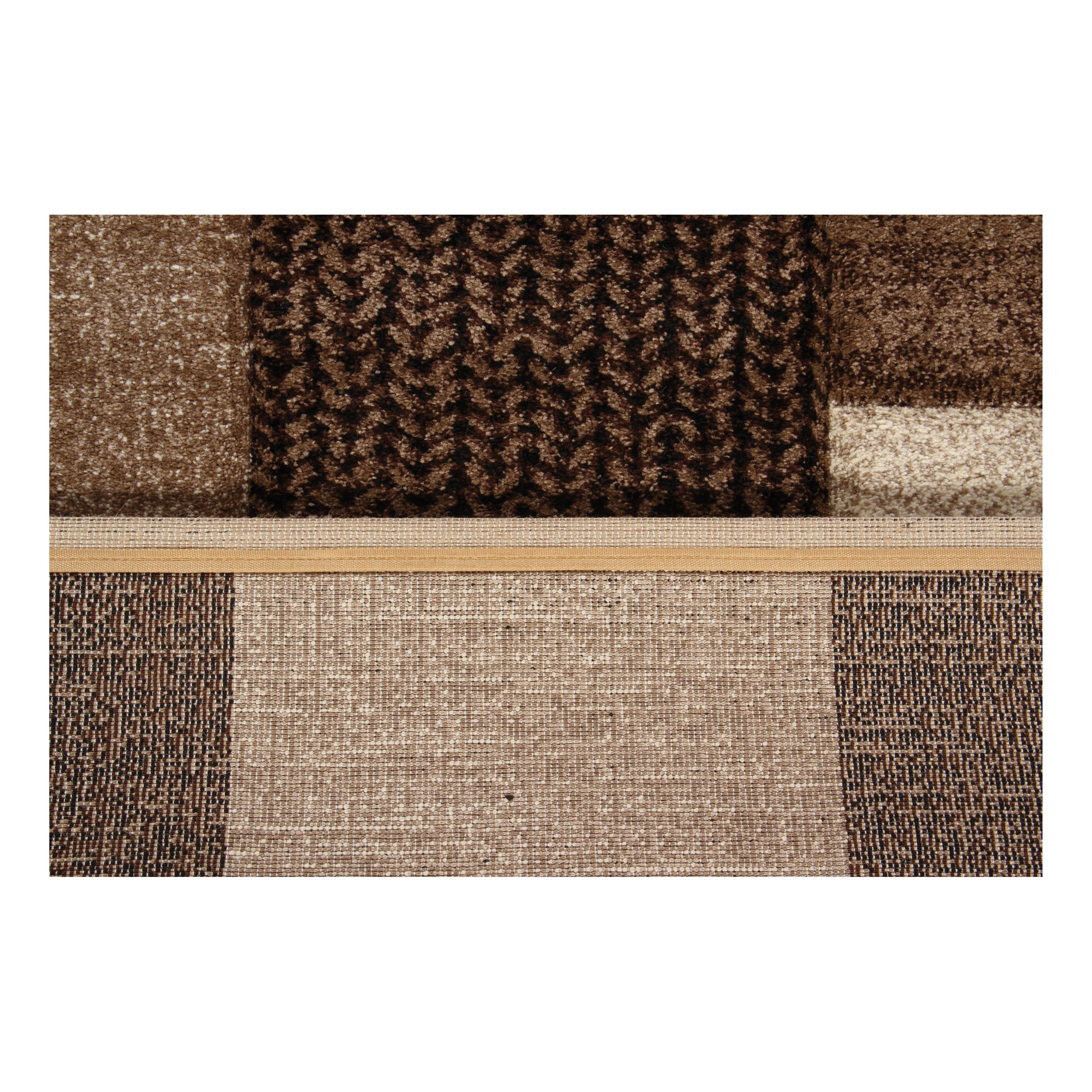 Tappeto Textures geometrico marrone, L 300 x L 200 cm - 6