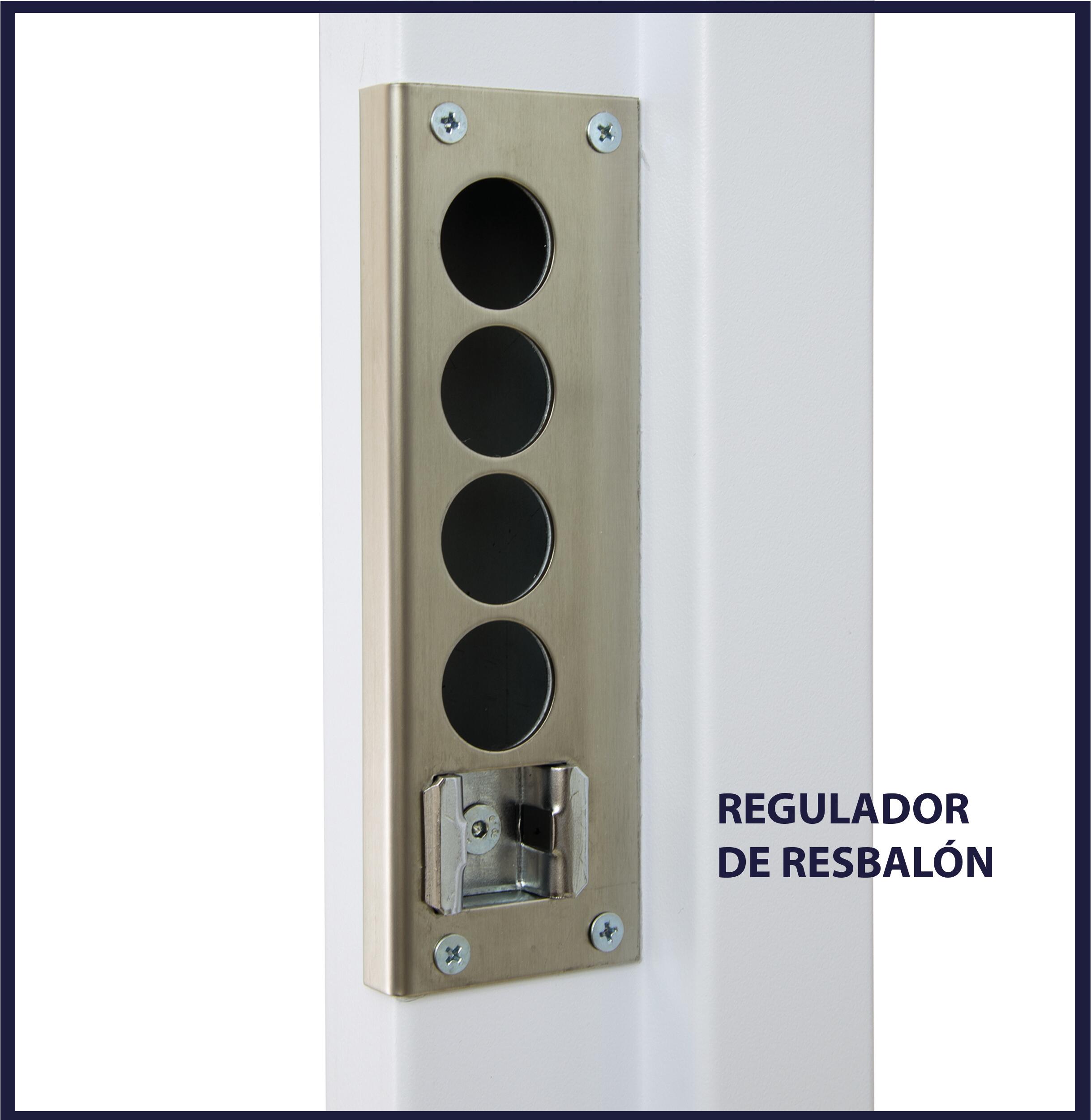 Puerta de entrada acorazada serie V provenzal sapelly / interior liso blanco apertura izquierda 206x89cm - 19