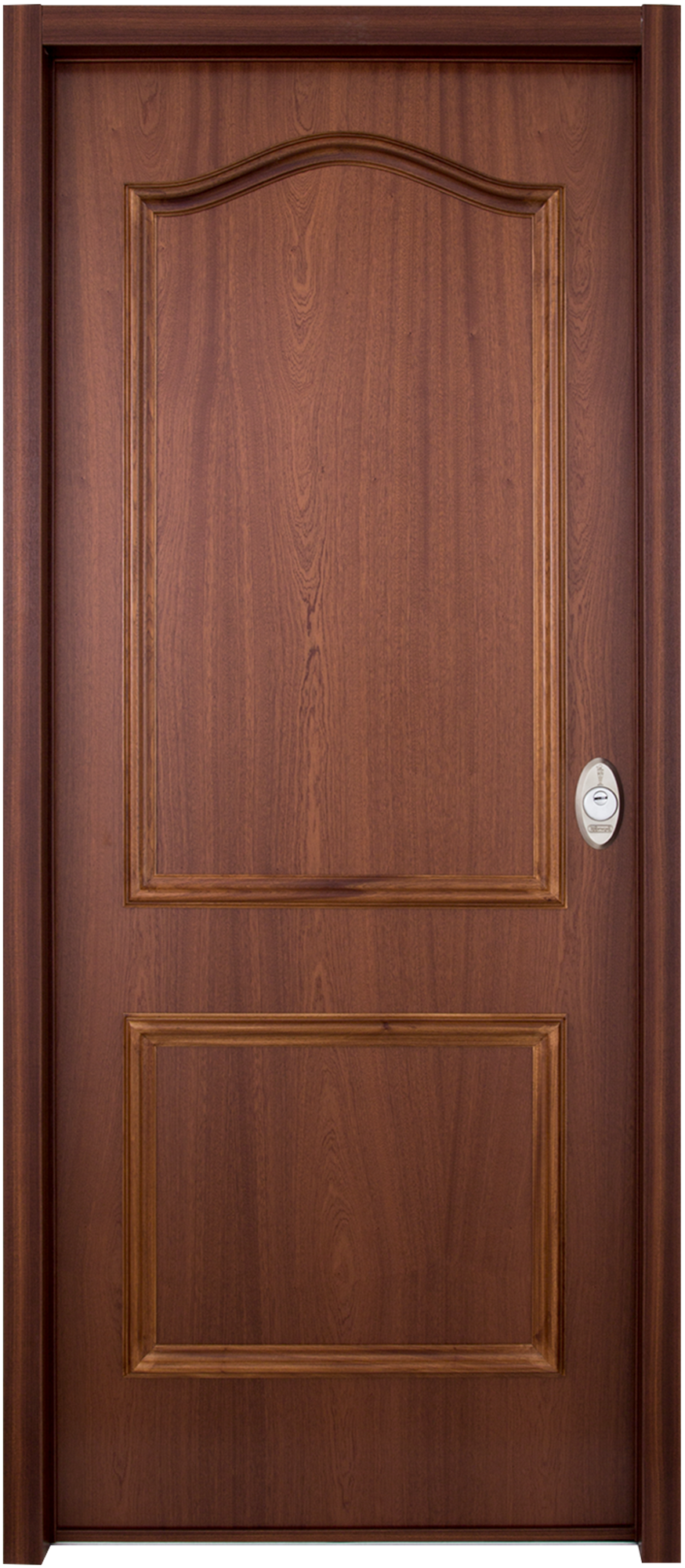 Puerta de entrada acorazada serie V provenzal sapelly / interior Lucerna fresada blanco apertura izquierda 206x89cm - 3