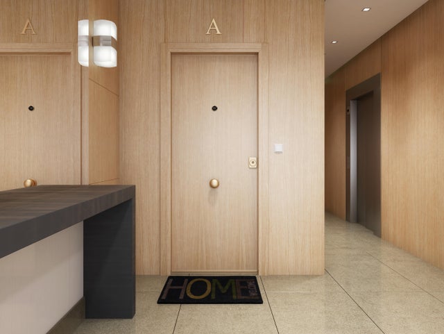 Puerta de entrada acorazada serie 400 liso roble / interior liso blanco apertura izquierda 208x90.3cm