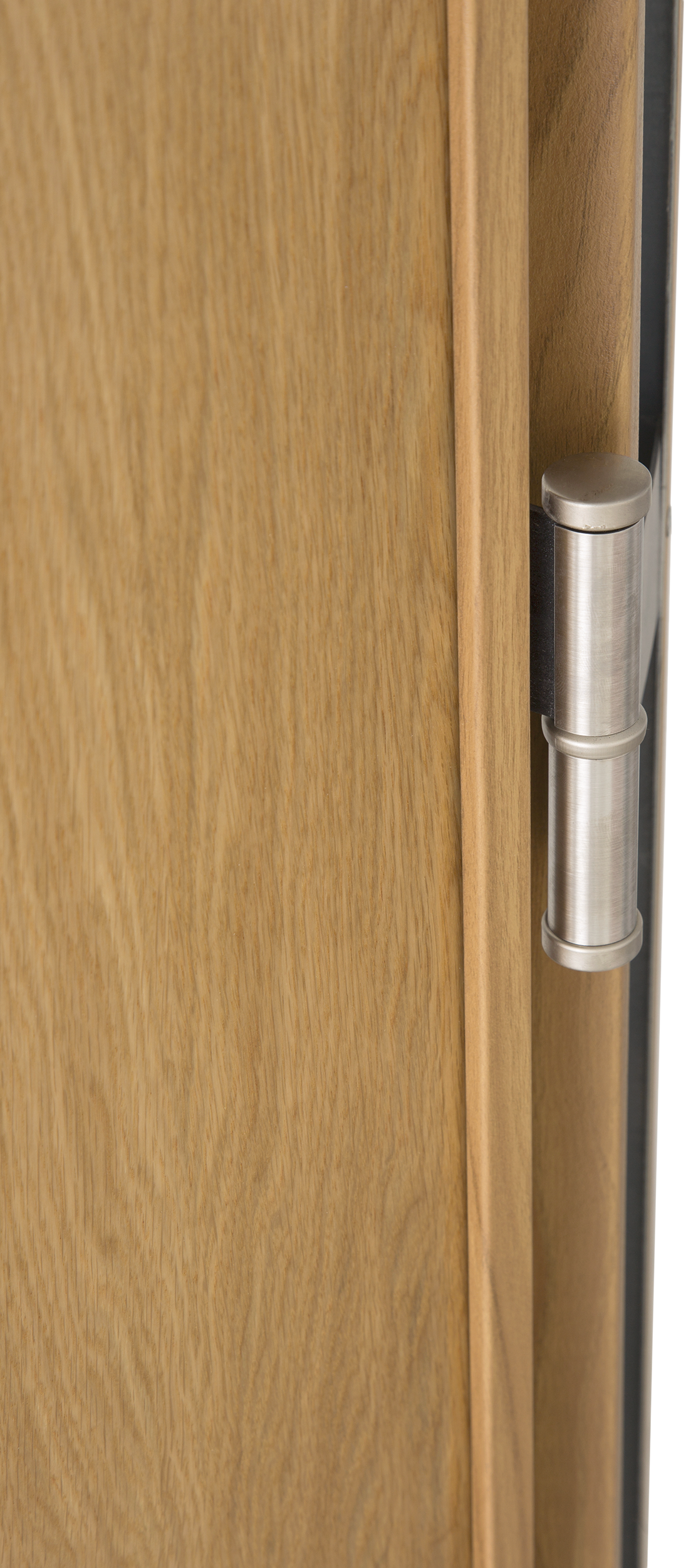 Puerta de entrada acorazada serie V fresada roble / interior liso roble apertura izquierda 206x89cm - 12