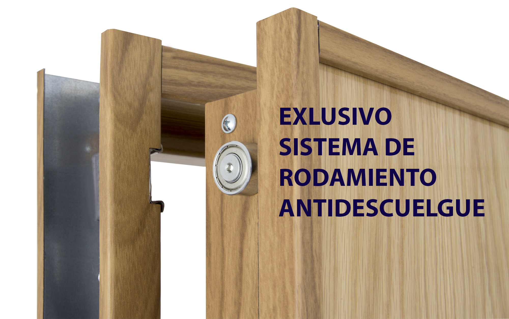 Puerta de entrada acorazada serie V fresada roble / interior liso roble apertura derecha 206x89cm - 17