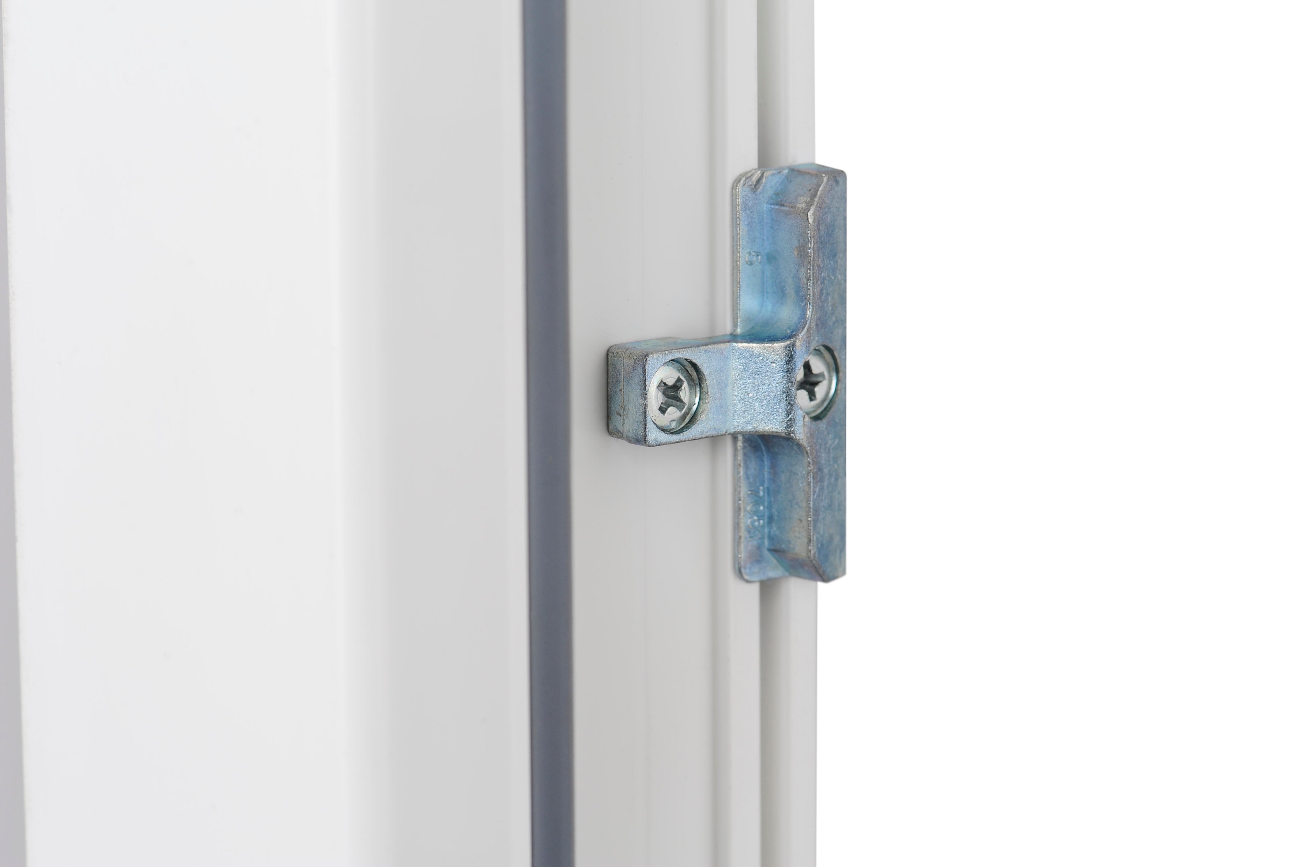 Puerta de entrada serie Basic pvc Sevilla diseño liso color blanco apertura derecha 208x98cm - 13