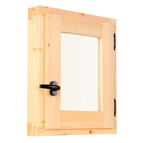 Ventana madera de pino line practicable de 50x60cm(anchoxalto)