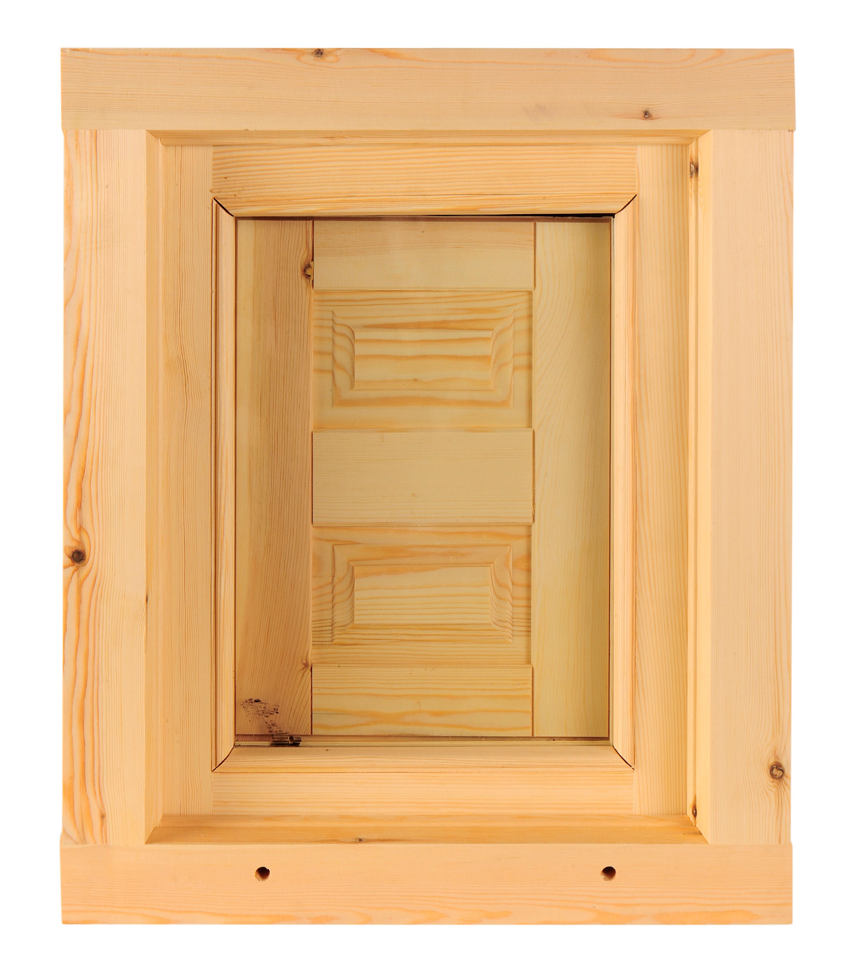 Ventana madera de pino line practicable con postigo de 50x60cm(anchoxalto) - 5