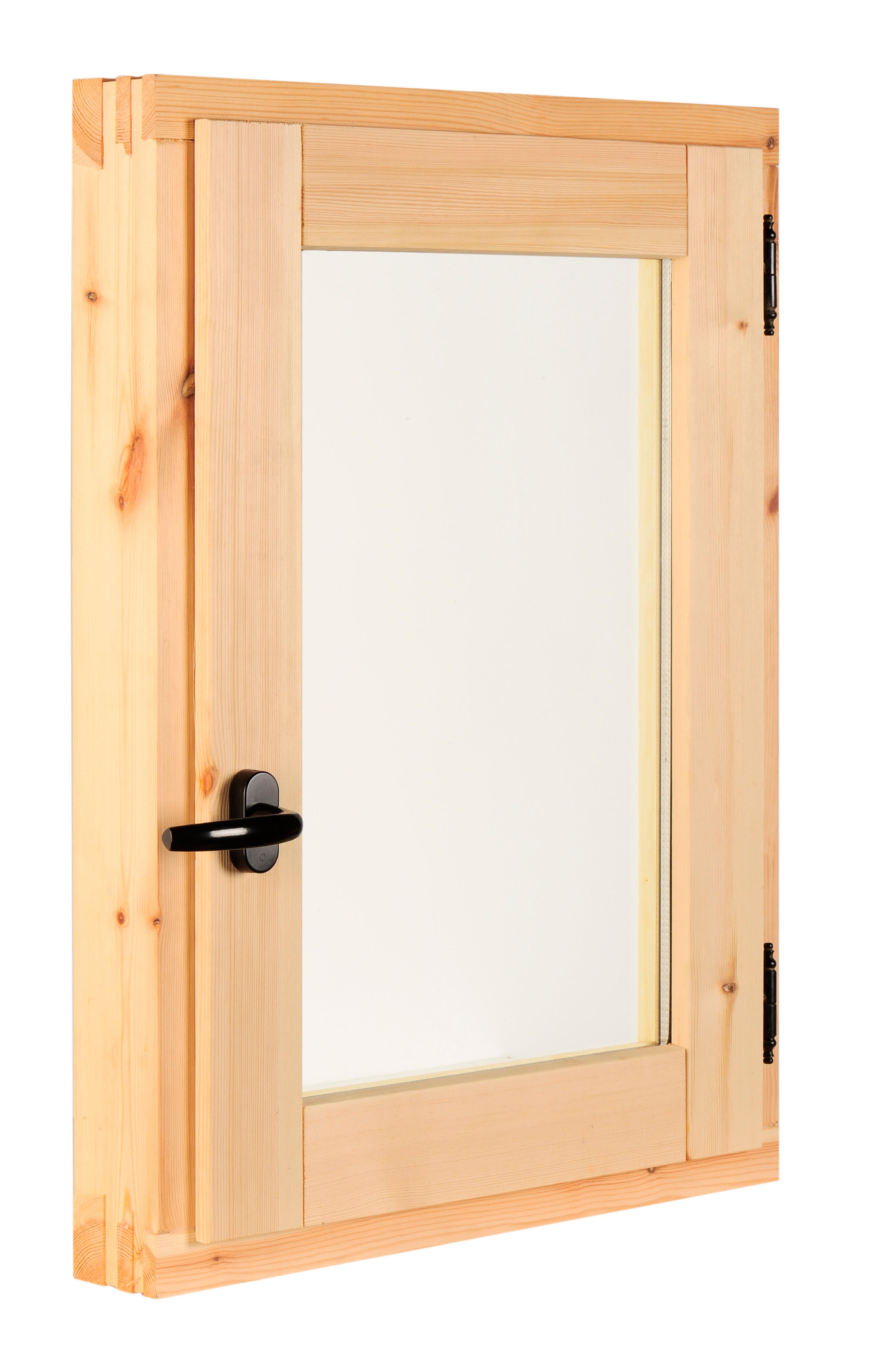 Ventana madera de pino line practicable con postigo de 60x80cm(anchoxalto) - 5