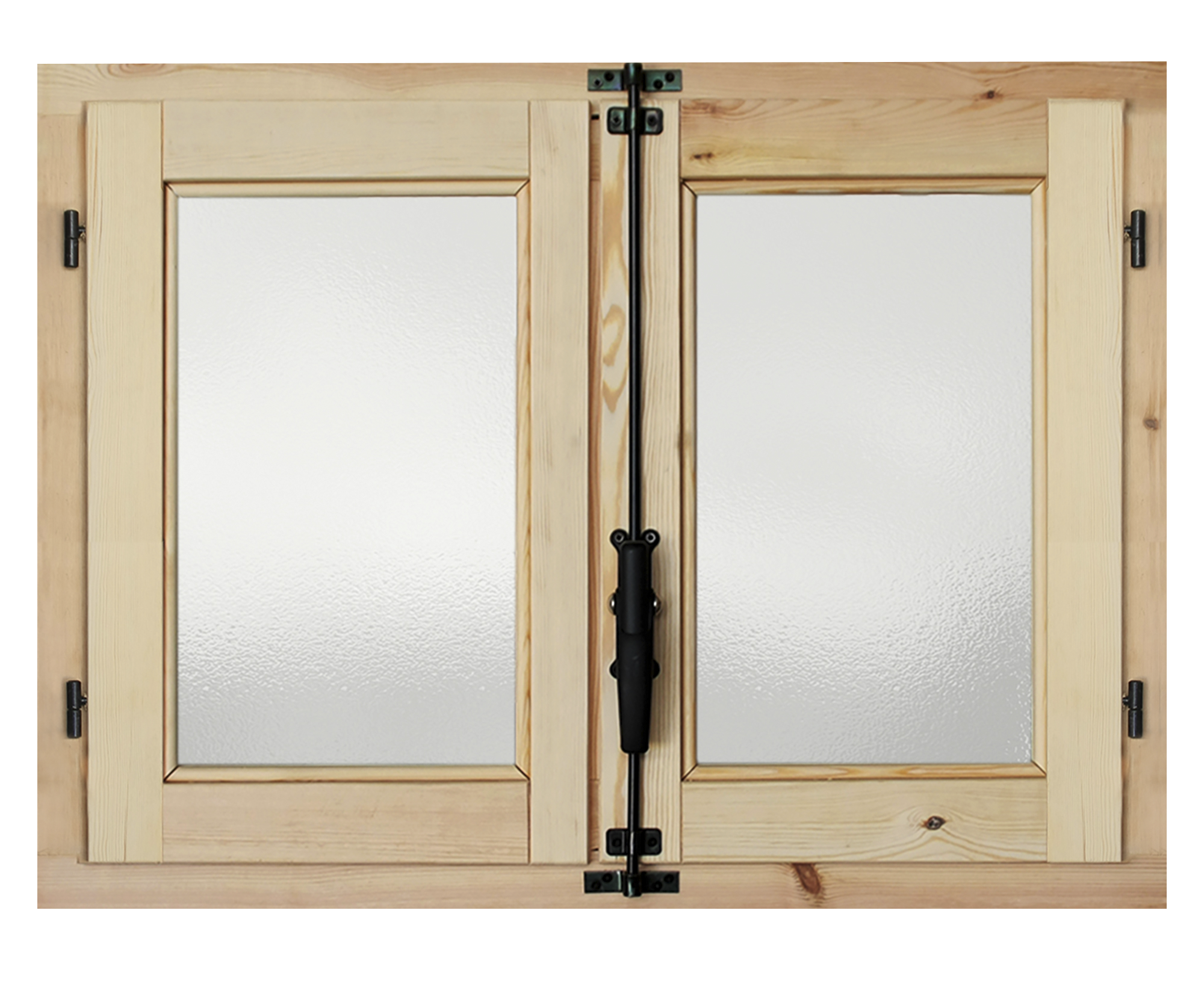 Ventana madera de pino basic practicable de 80x60cm(anchoxalto) - 2