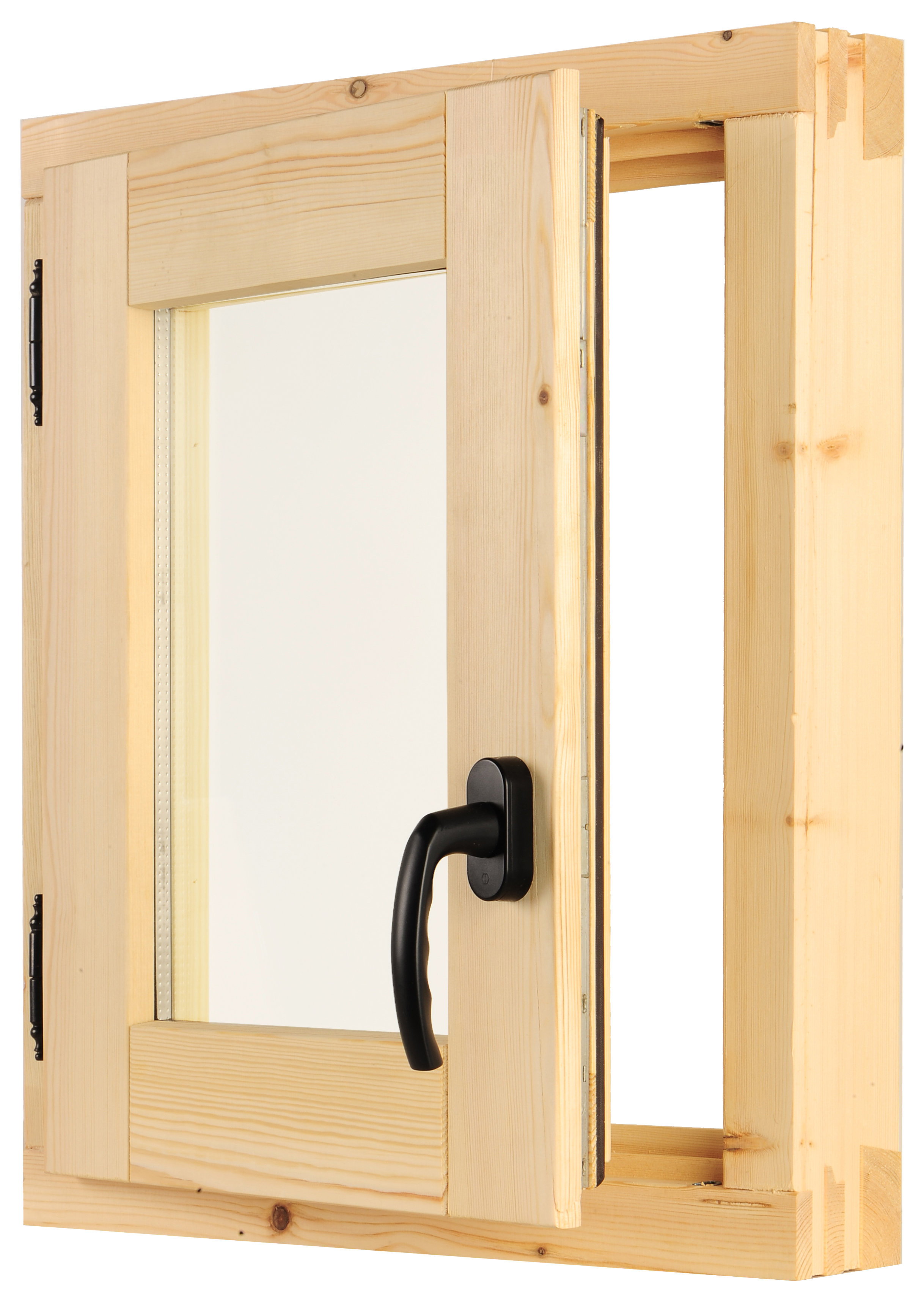 Ventana madera de pino line practicable de 60x80cm(anchoxalto) - 5