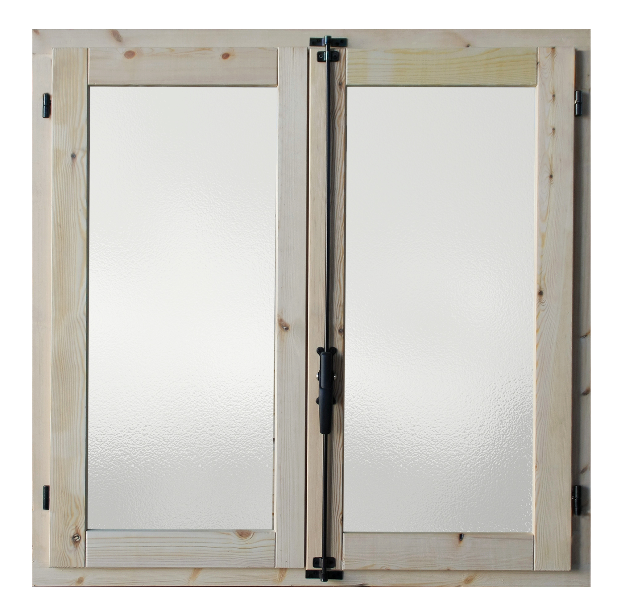 Ventana madera de pino basic practicable de 100x100cm(anchoxalto) - 2