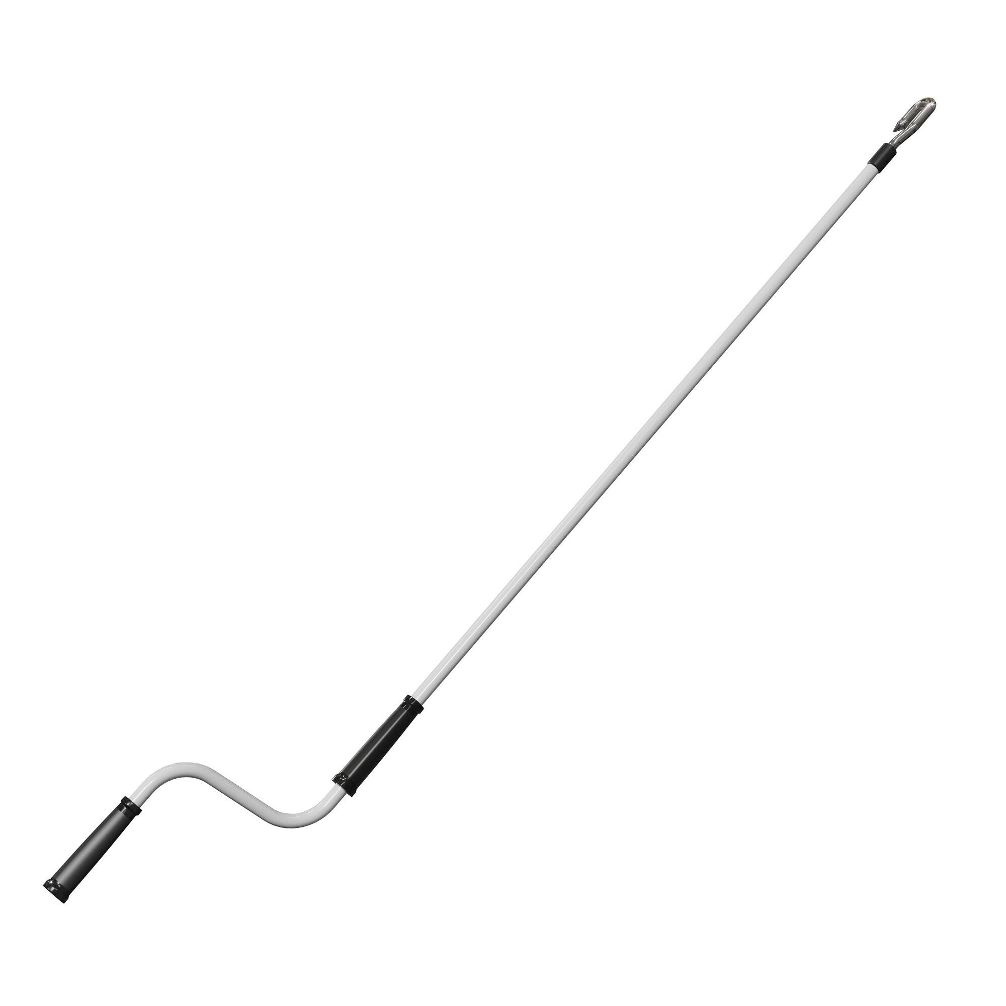 Toldo Calima brazo extensible manual blanco con tela granate 2.5x2 m - 10