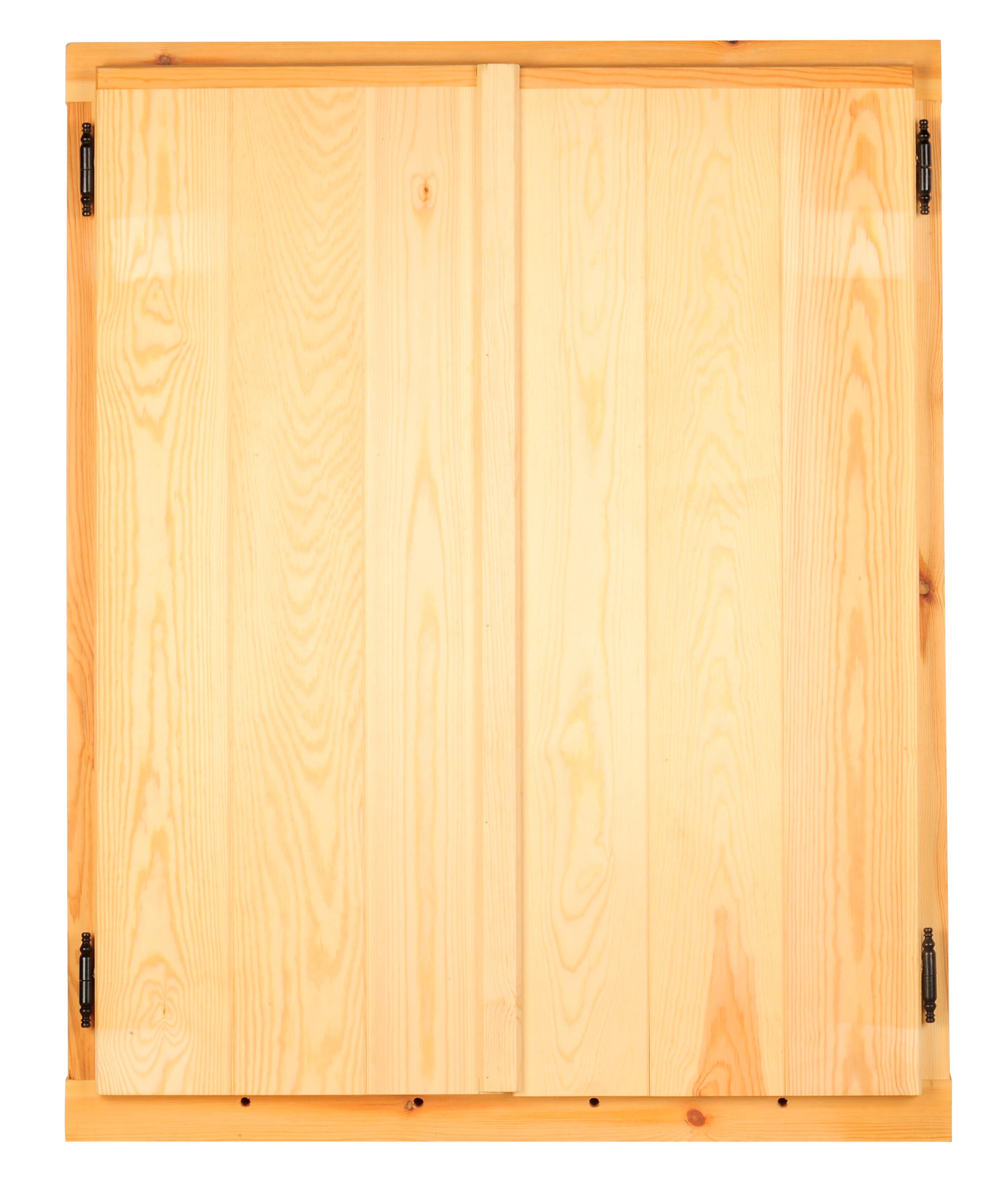 Ventana madera de pino practicable con postigo en Z de 100x100cm(anchoxalto) - 4