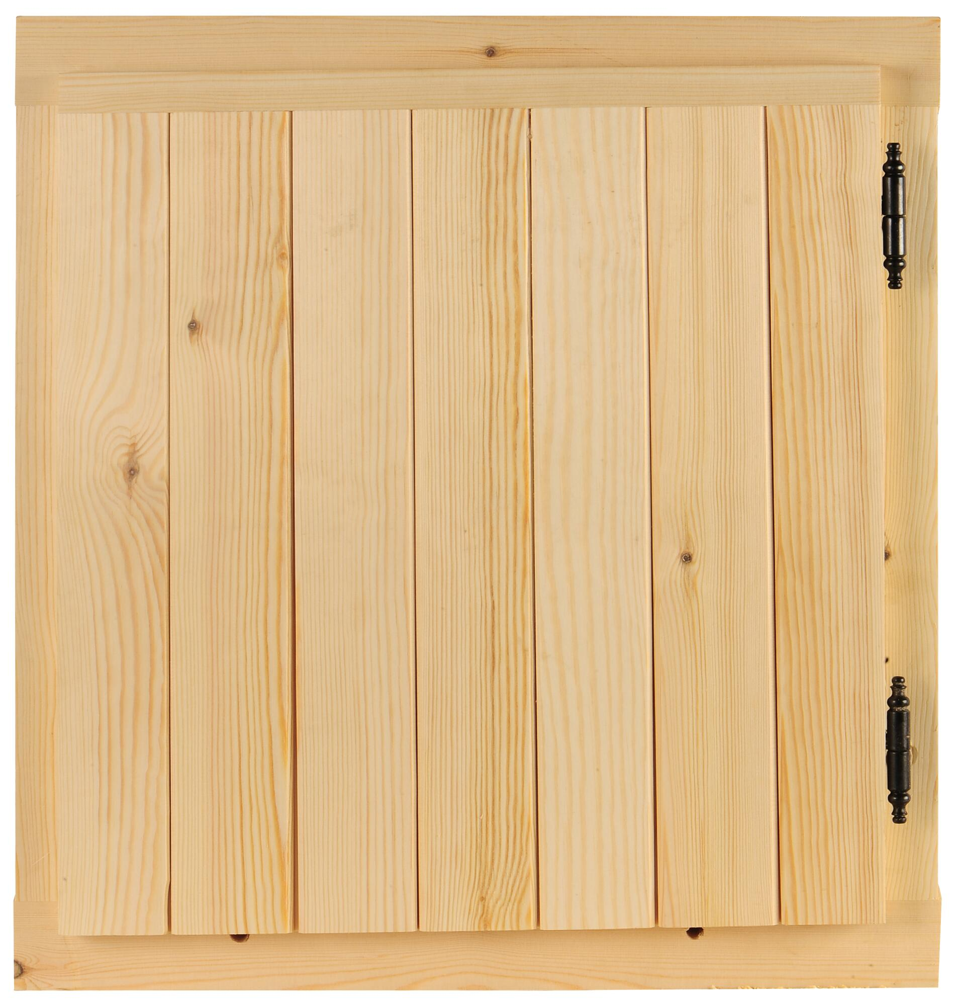 Ventana madera de pino practicable con postigo en Z de 60x80 cm(anchoxalto) - 4