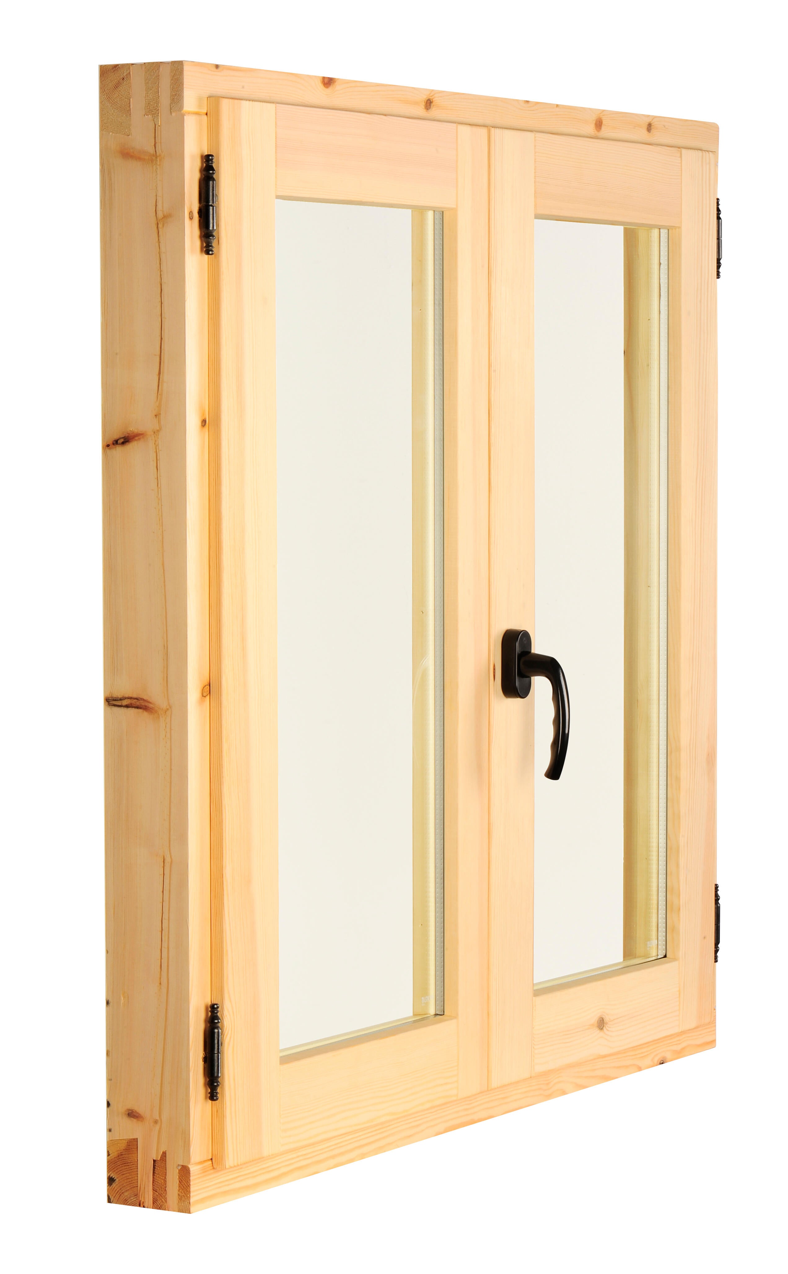 Ventana madera de pino line practicable de 100x100cm(anchoxalto) - 3