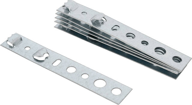 Garras de fijación para ventana de PVC de 72mm