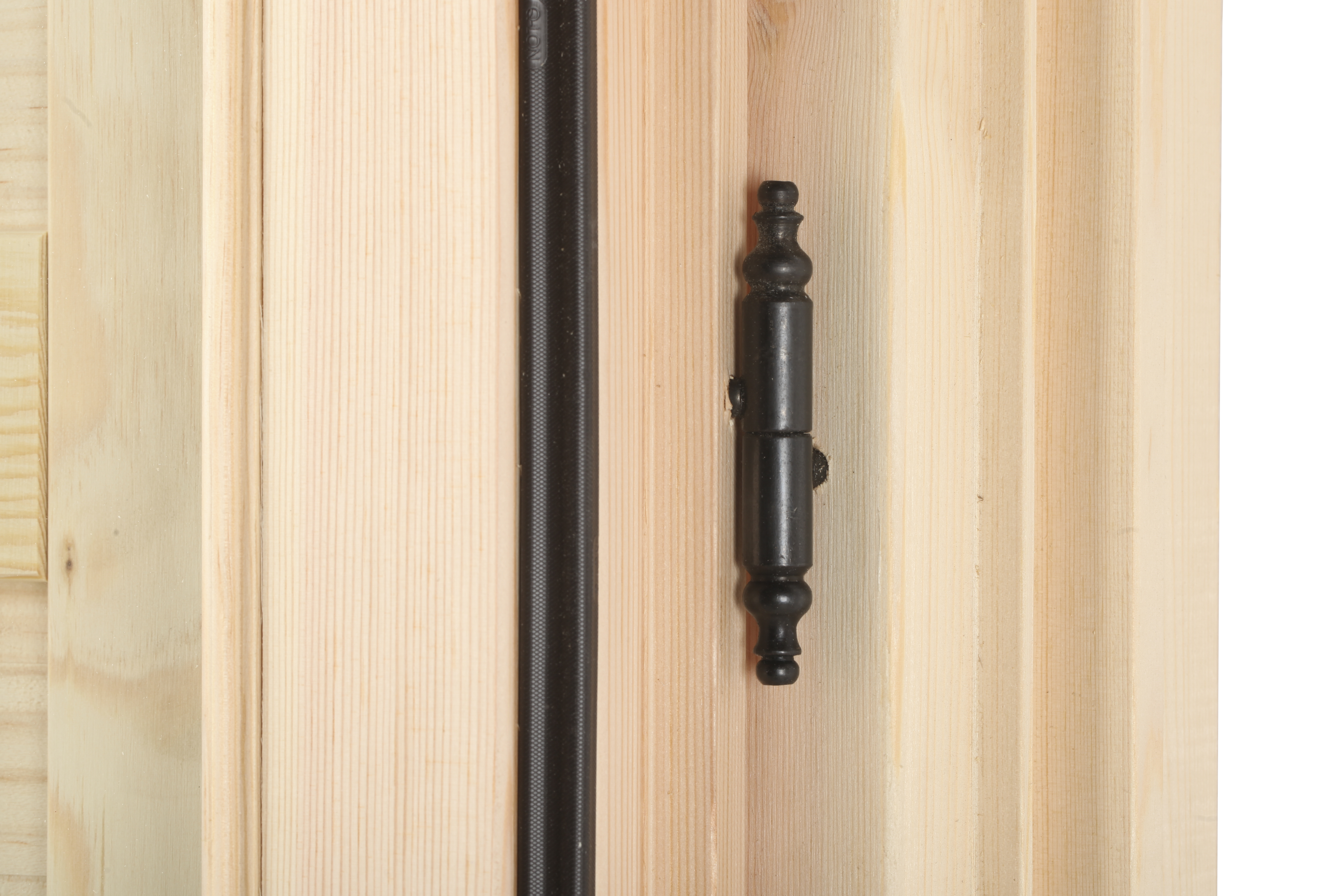 Balconera madera de pino line practicable con postigo de 120x210cm(anchoxalto) - 10