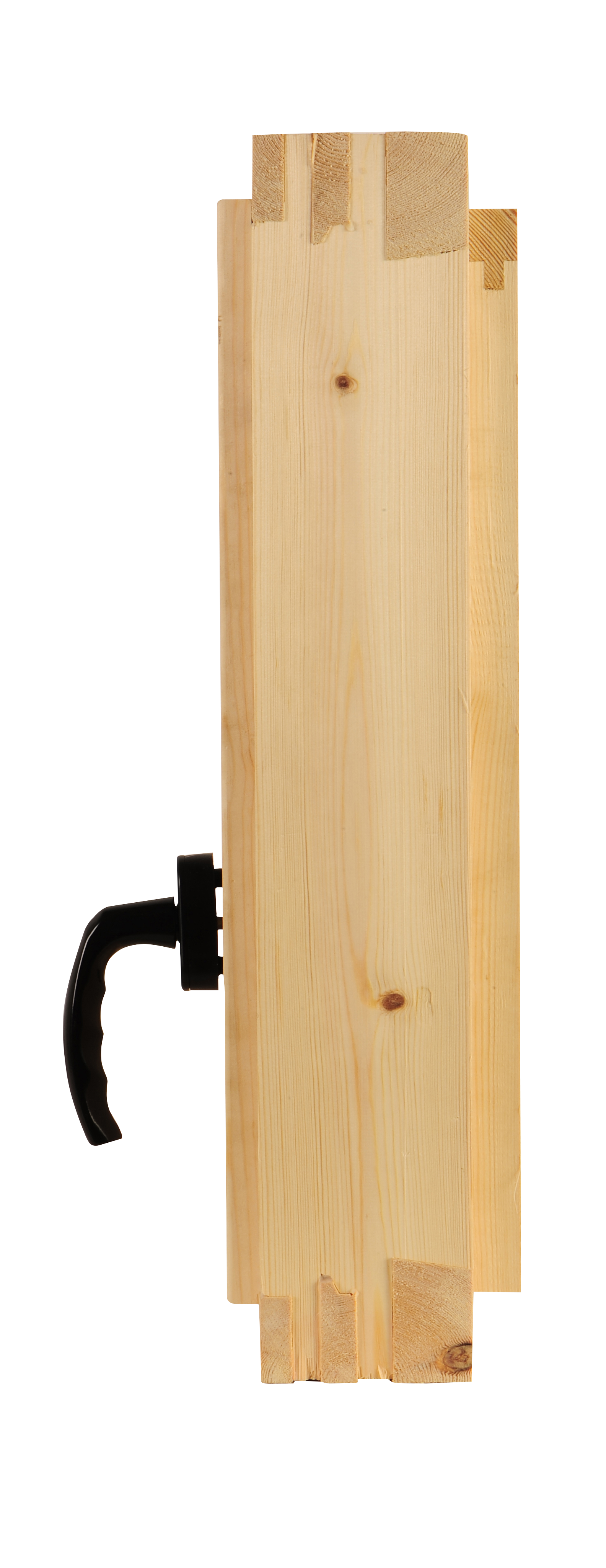 Ventana madera de pino practicable con postigo en Z de 60x80 cm(anchoxalto) - 3