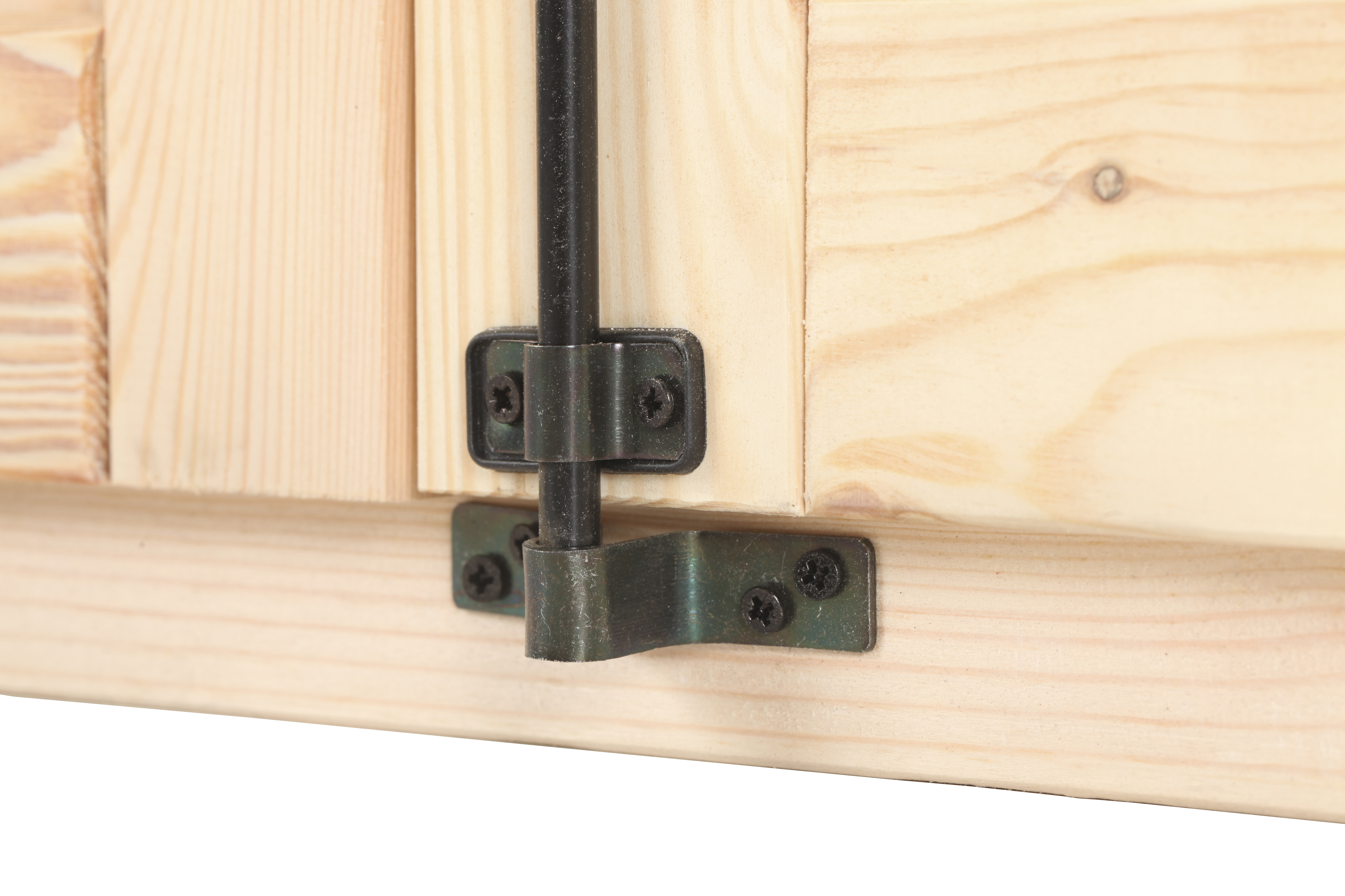 Balconera madera de pino basic practicable con postigo de 100x210 cm(anchoxalto) - 8