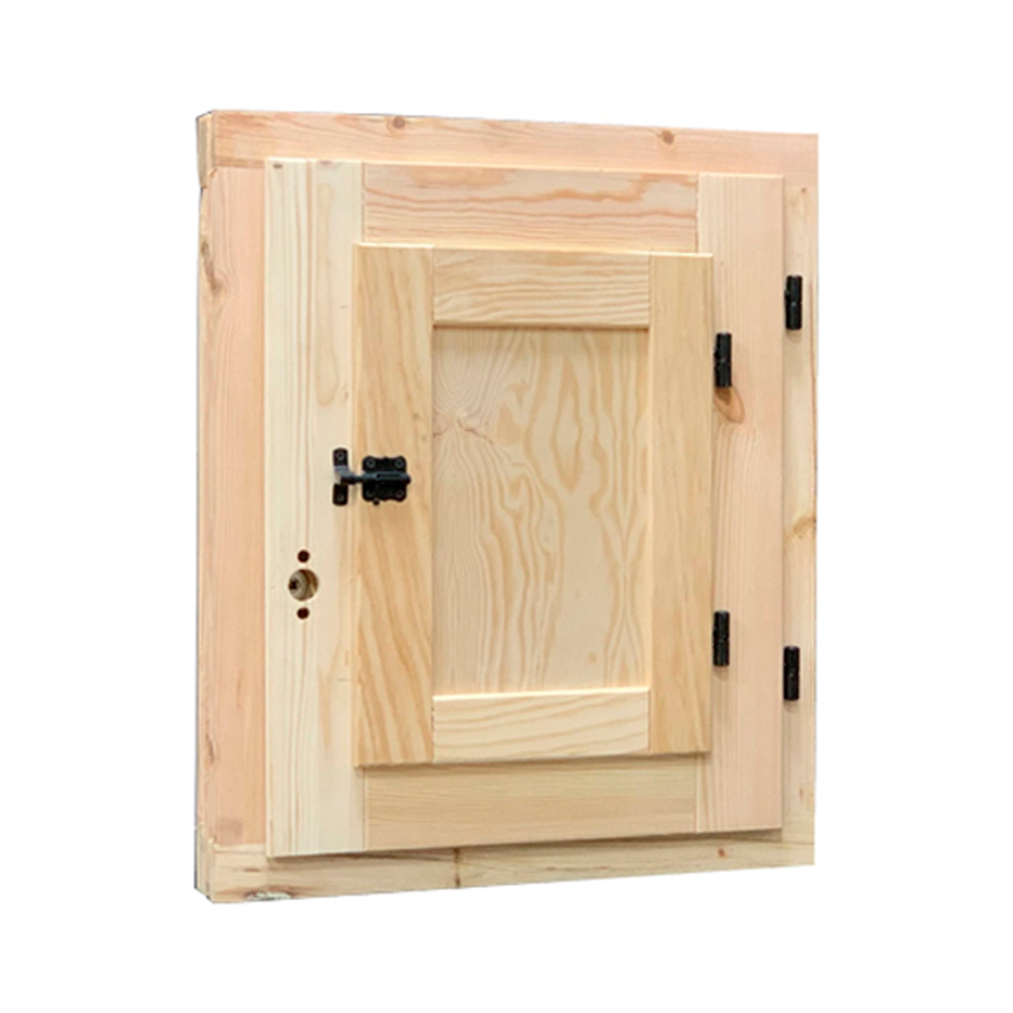 Ventana de madera practicable de 50x60 cm cristal doble climalit - 2