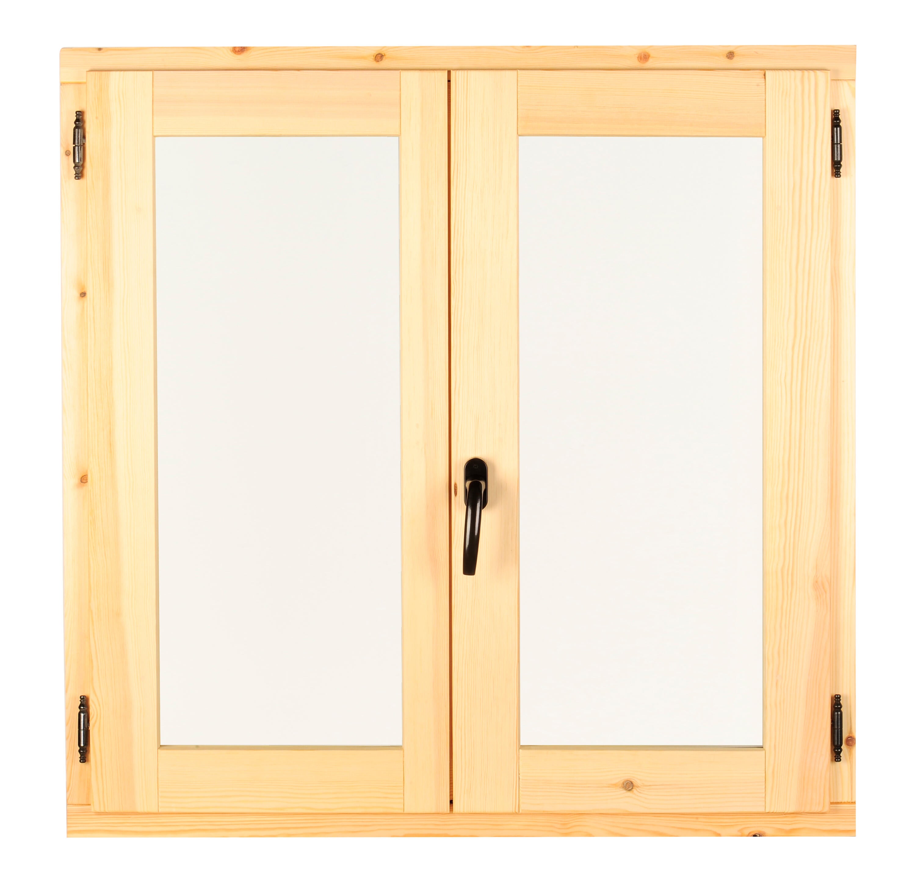 Ventana madera de pino line practicable de 100x100cm(anchoxalto) - 2