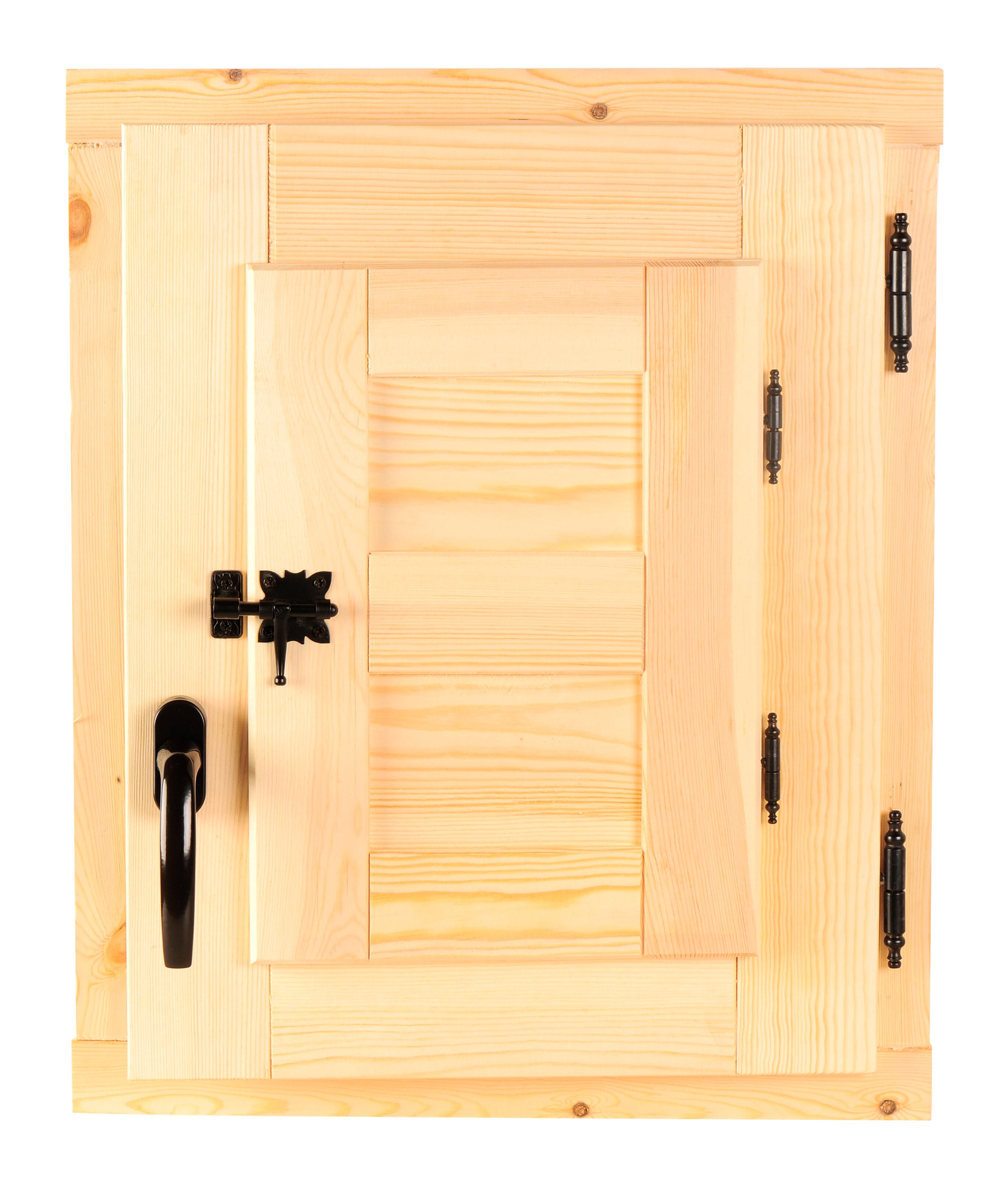 Ventana madera de pino line practicable con postigo de 50x60cm(anchoxalto) - 2