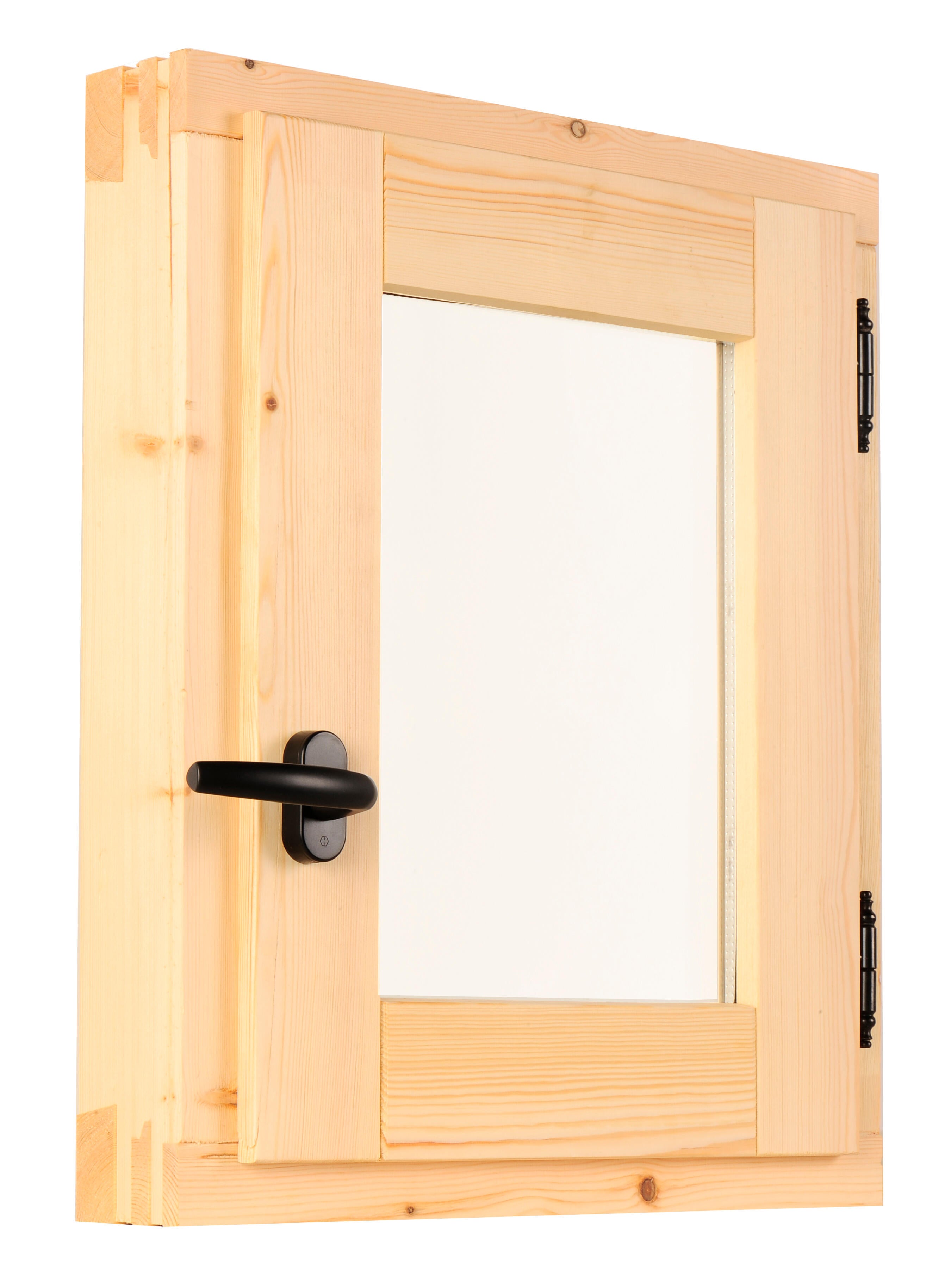 Ventana madera de pino line practicable de 50x60cm(anchoxalto) - 2