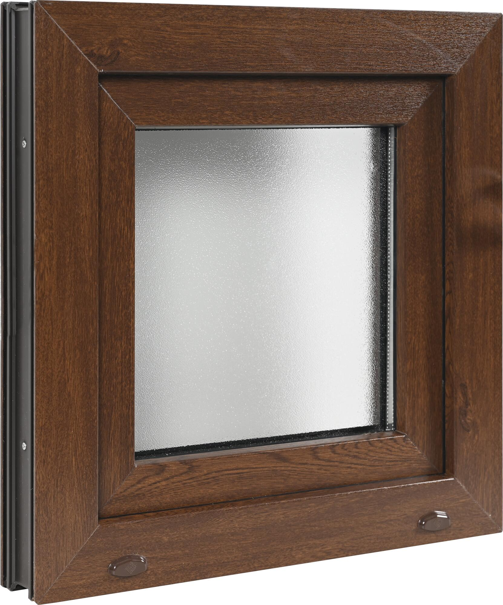 Ventana PVC ISOXA nogal basculante 55X55 cm - 4