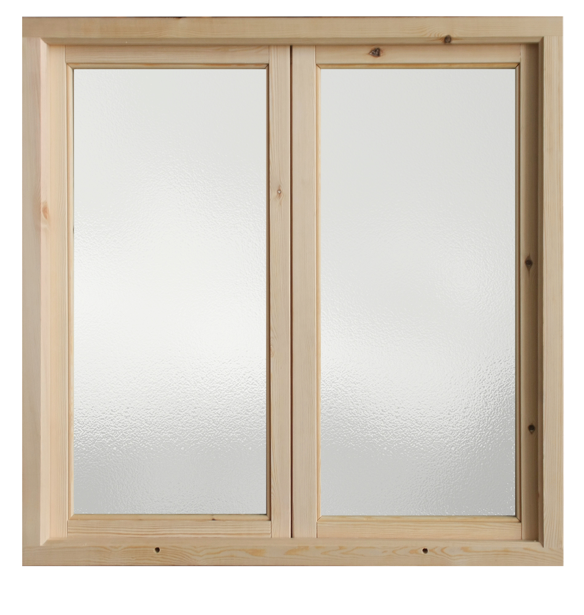 Ventana madera de pino basic practicable de 120x120cm(anchoxalto) - 2
