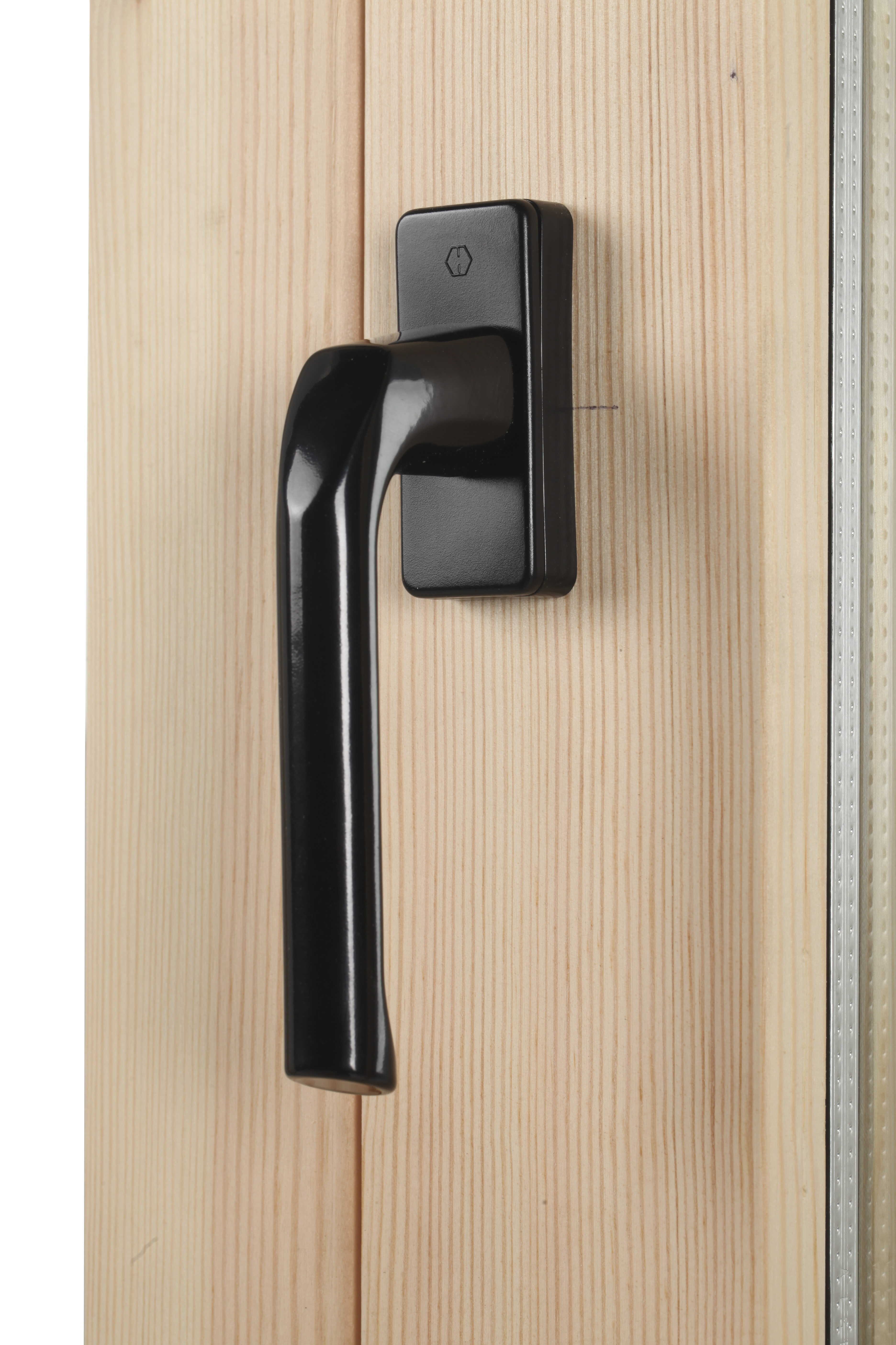 Balconera madera de pino line practicable con postigo de 120x210cm(anchoxalto) - 5