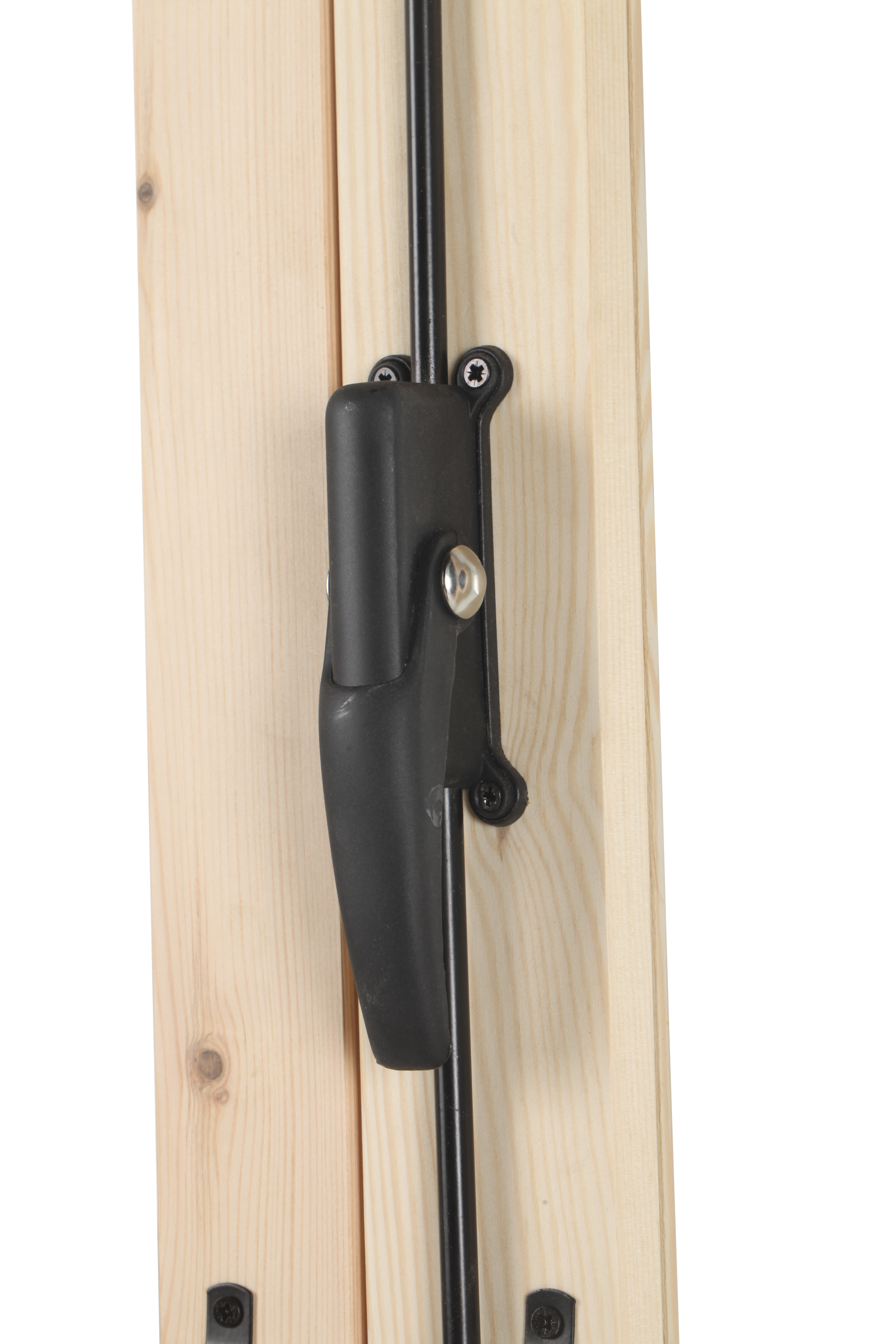 Balconera madera de pino basic practicable con postigo de 100x210 cm(anchoxalto) - 6